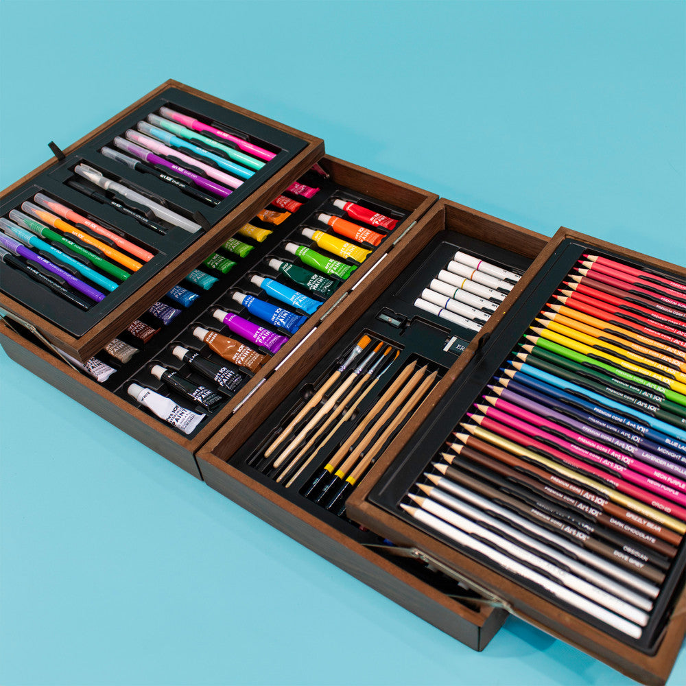 Art 101 Deluxe Multimedia Artist Set - 151-Piece Collection - Image 4