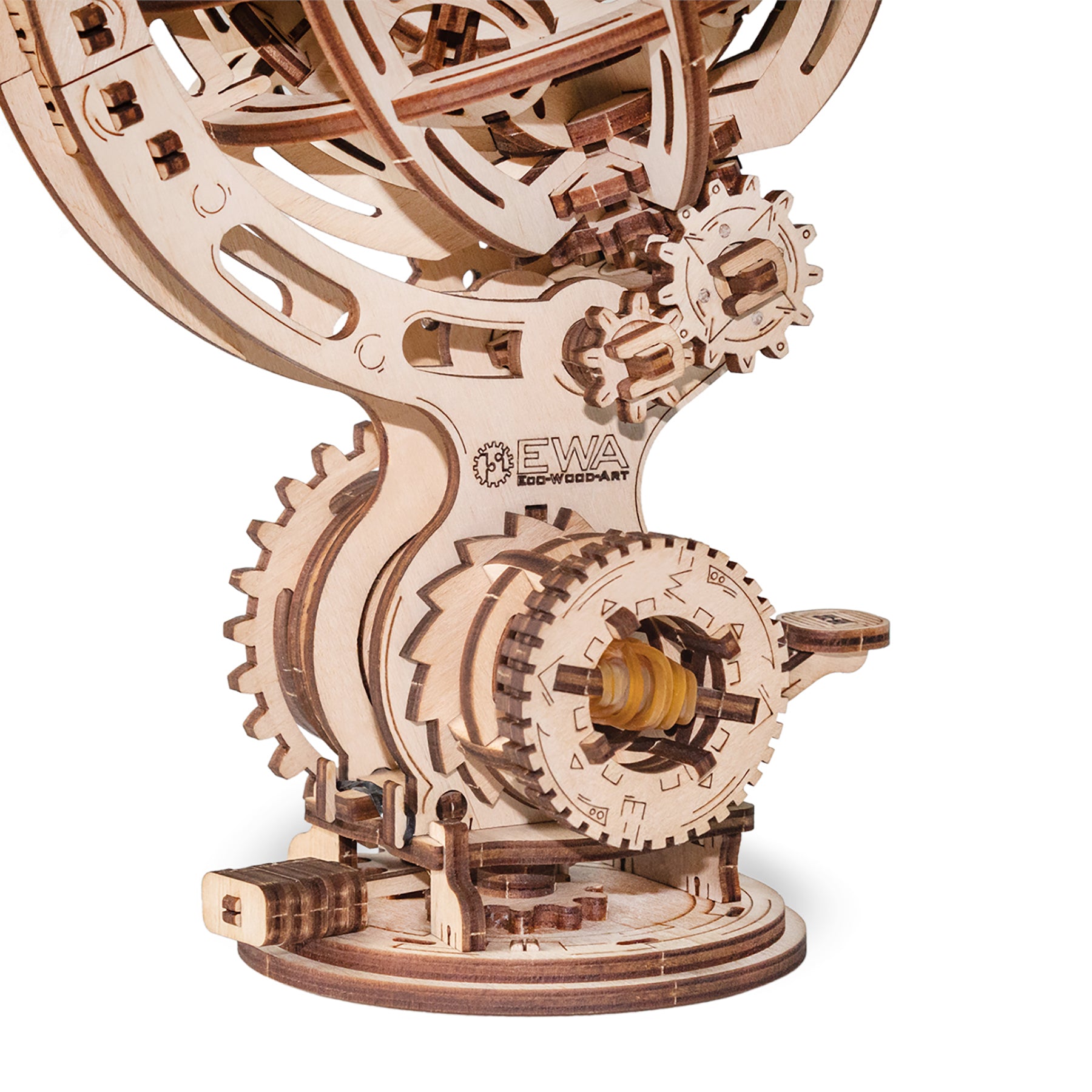 EWA Eco-Wood-Art Kinetic Globe - 3D Wooden STEM Puzzle Kit - Image 3