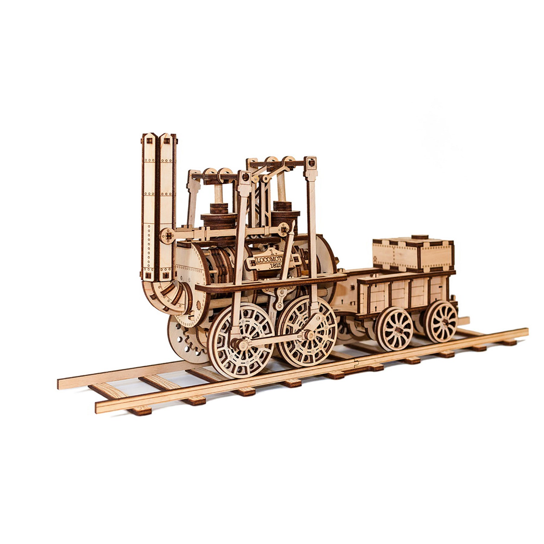 EWA Eco-Wood-Art Locomotive 3D Wooden STEM Construction Kit - Image 3