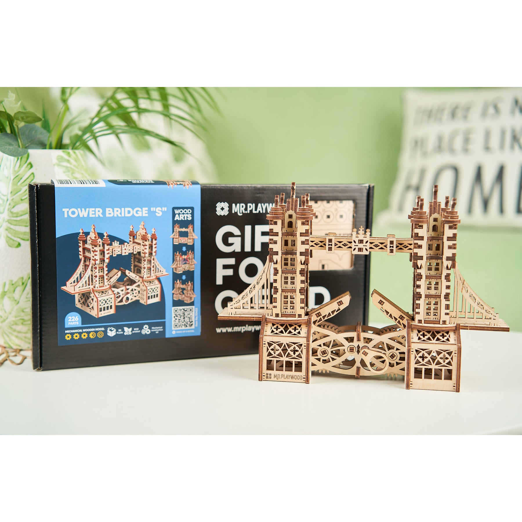 Mr.PLAYWOOD Tower Bridge S 3D Wooden STEM Puzzle - Image 2