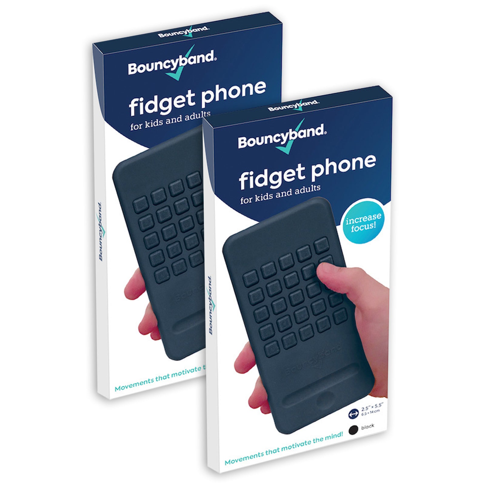 Bouncyband? Fidget Phone Duo Pack - Focus & Fun On-the-Go