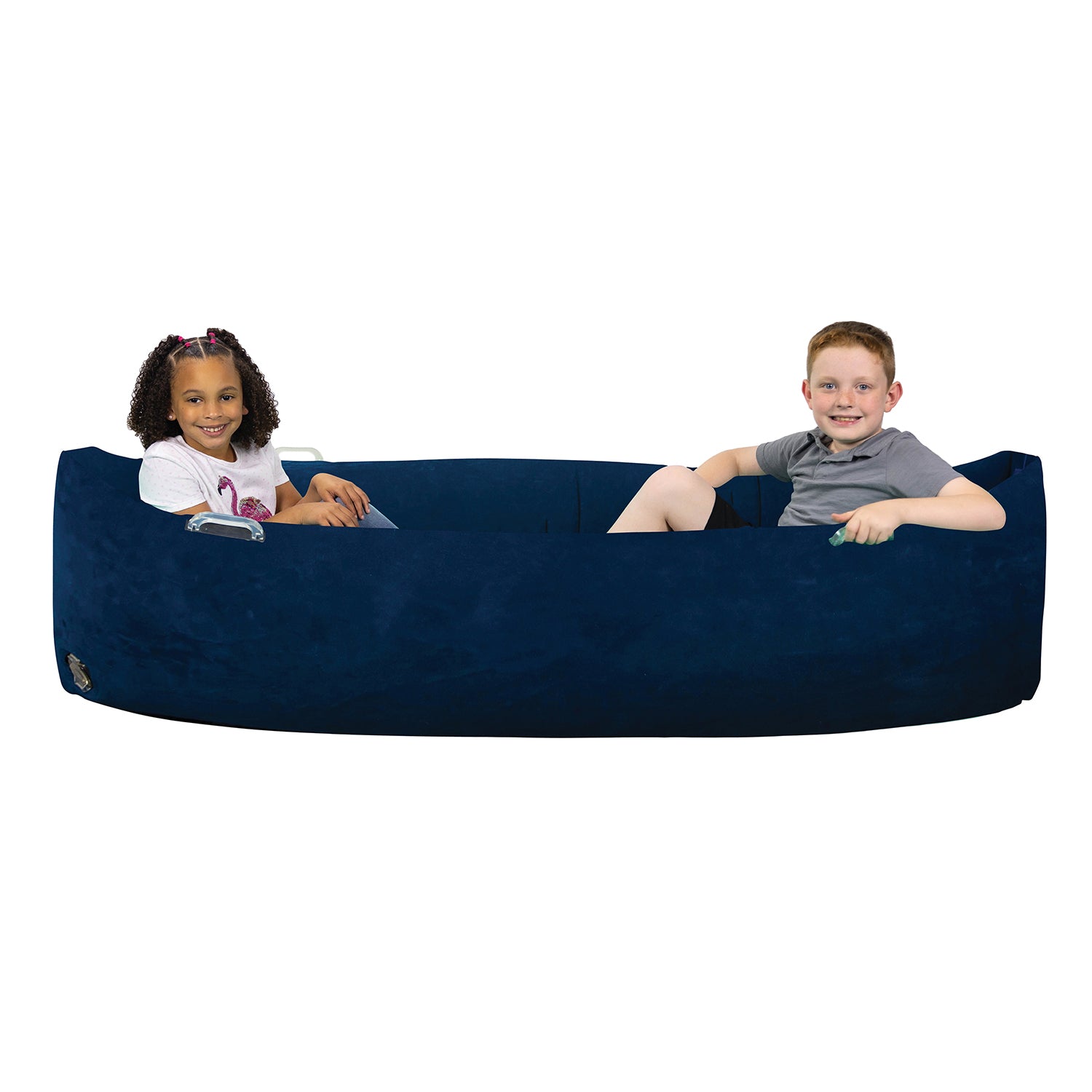 Bouncyband Comfy Peapod Inflatable Sensory Pod, 80" Blue - Fun & Relaxing - Image 2