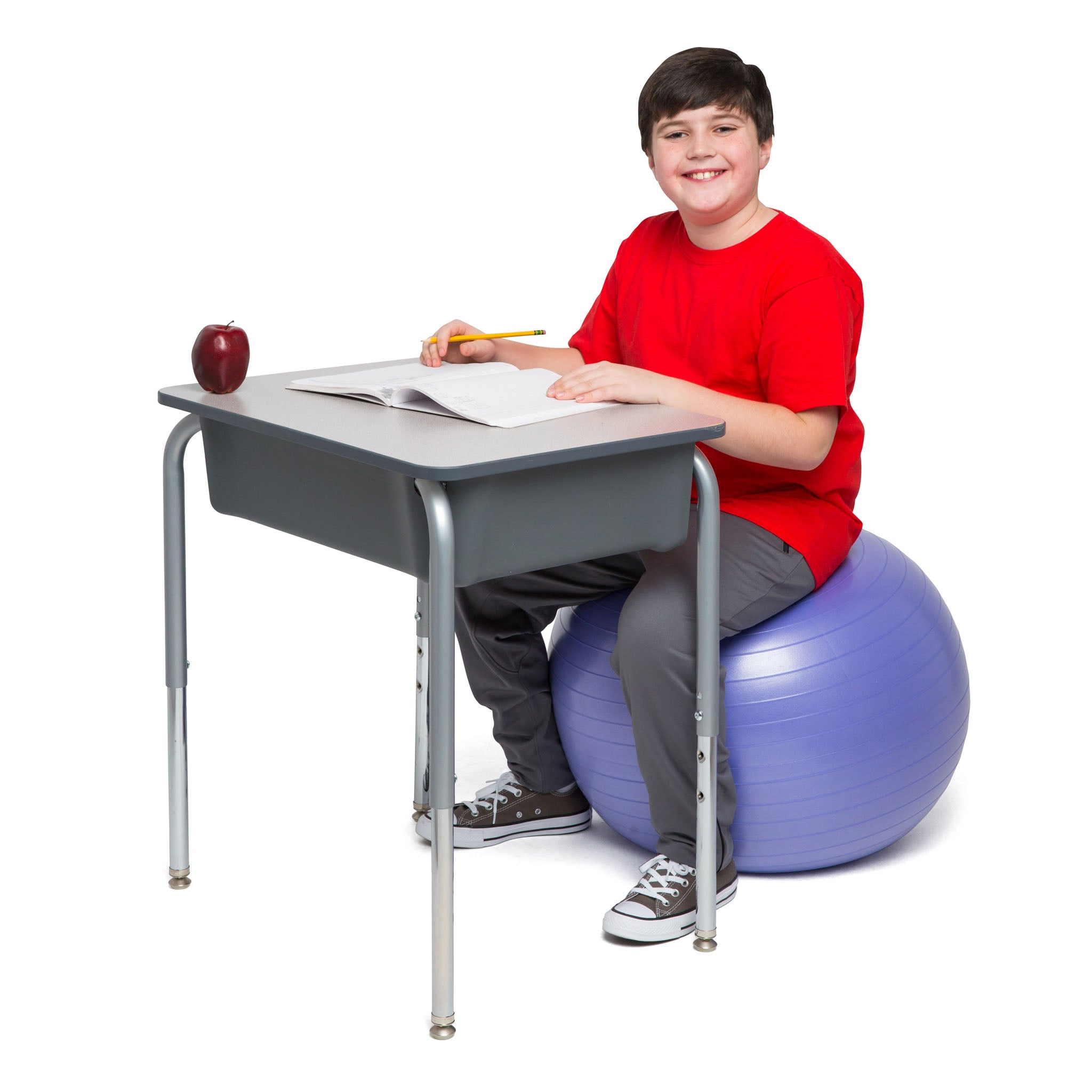 Bouncyband? Balance Ball, 55cm, Purple - Focus & Fitness Enhancer - Image 8