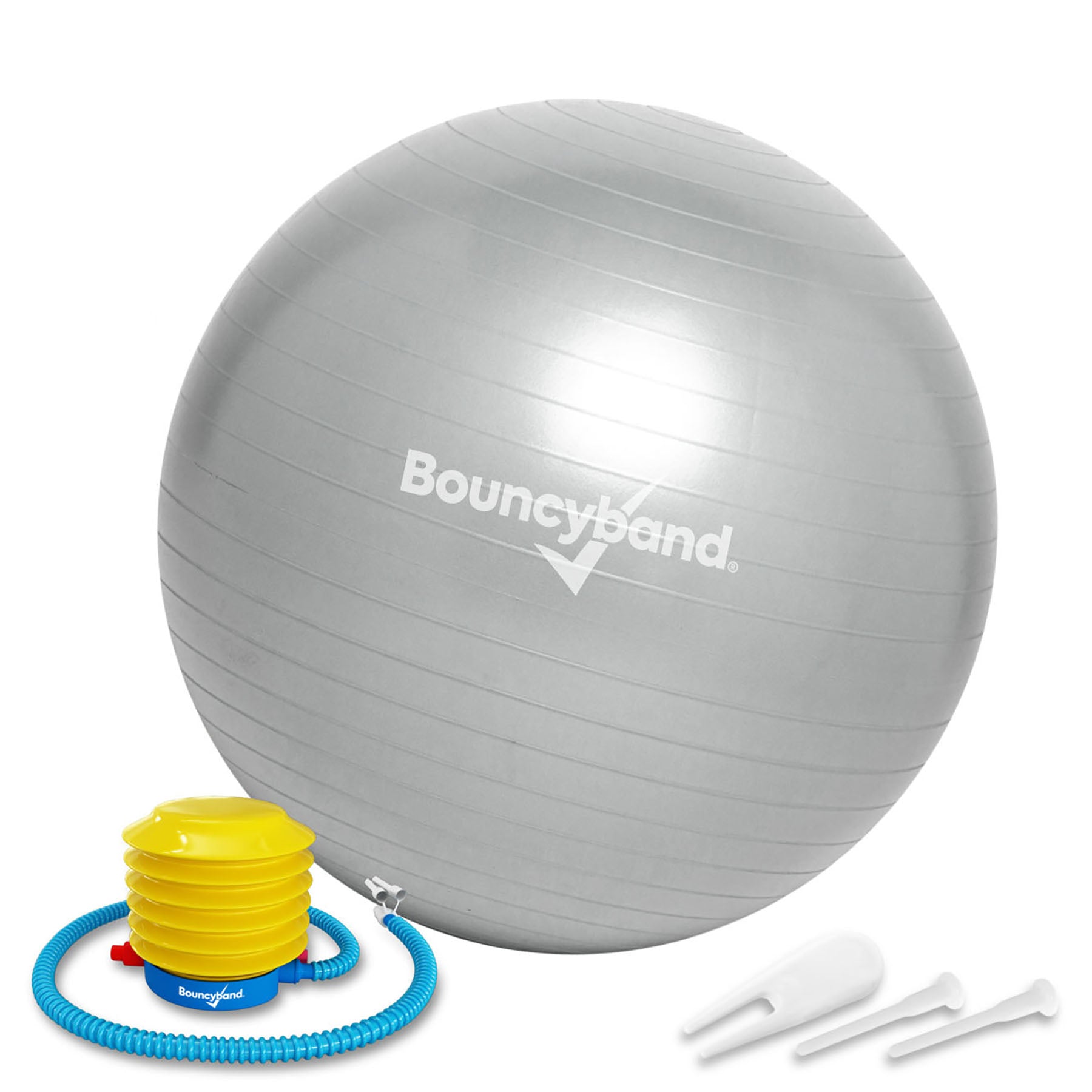 Bouncyband Balance Ball 55cm - Dynamic Silver Seating - Image 2