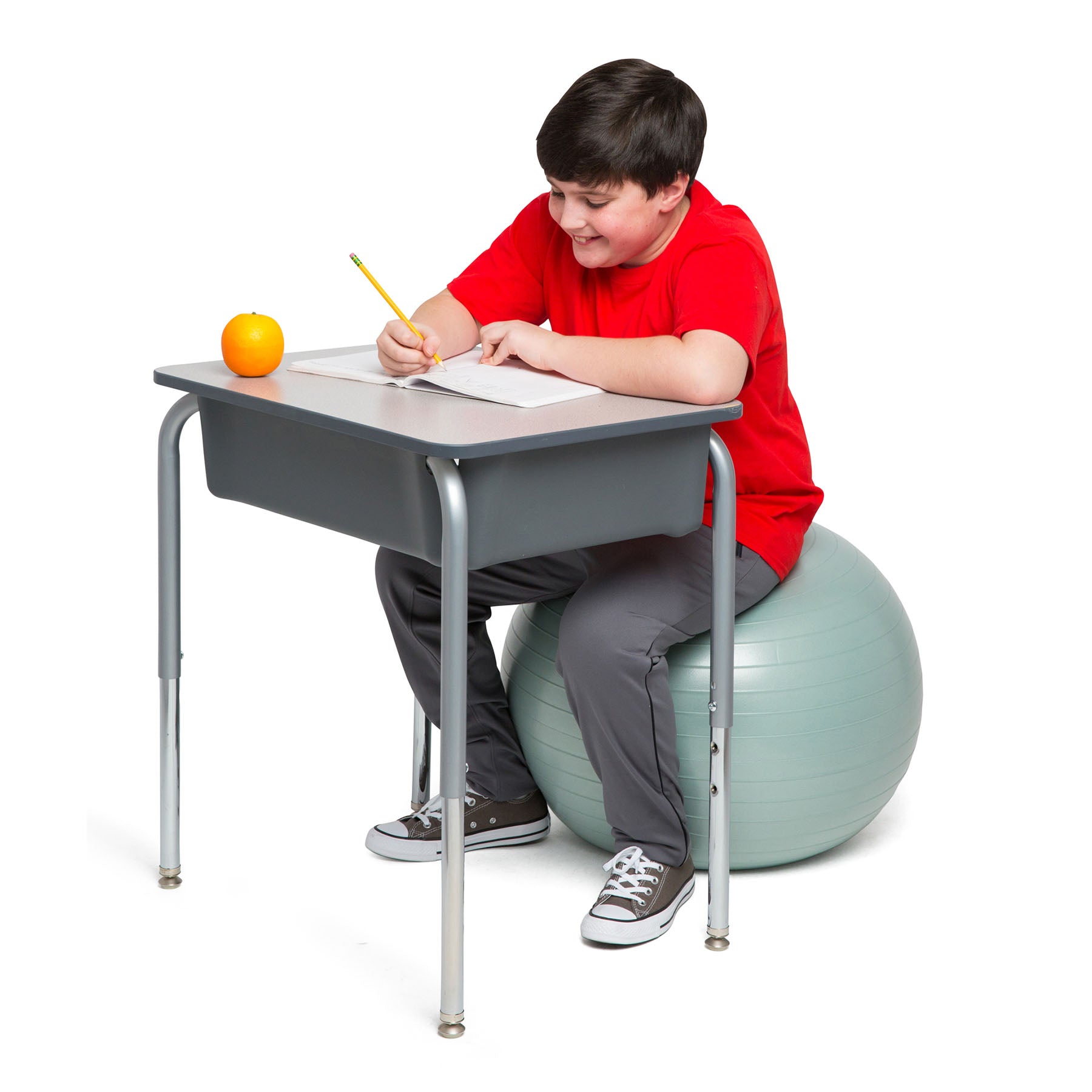 Bouncyband Balance Ball 55cm - Dynamic Silver Seating - Image 10