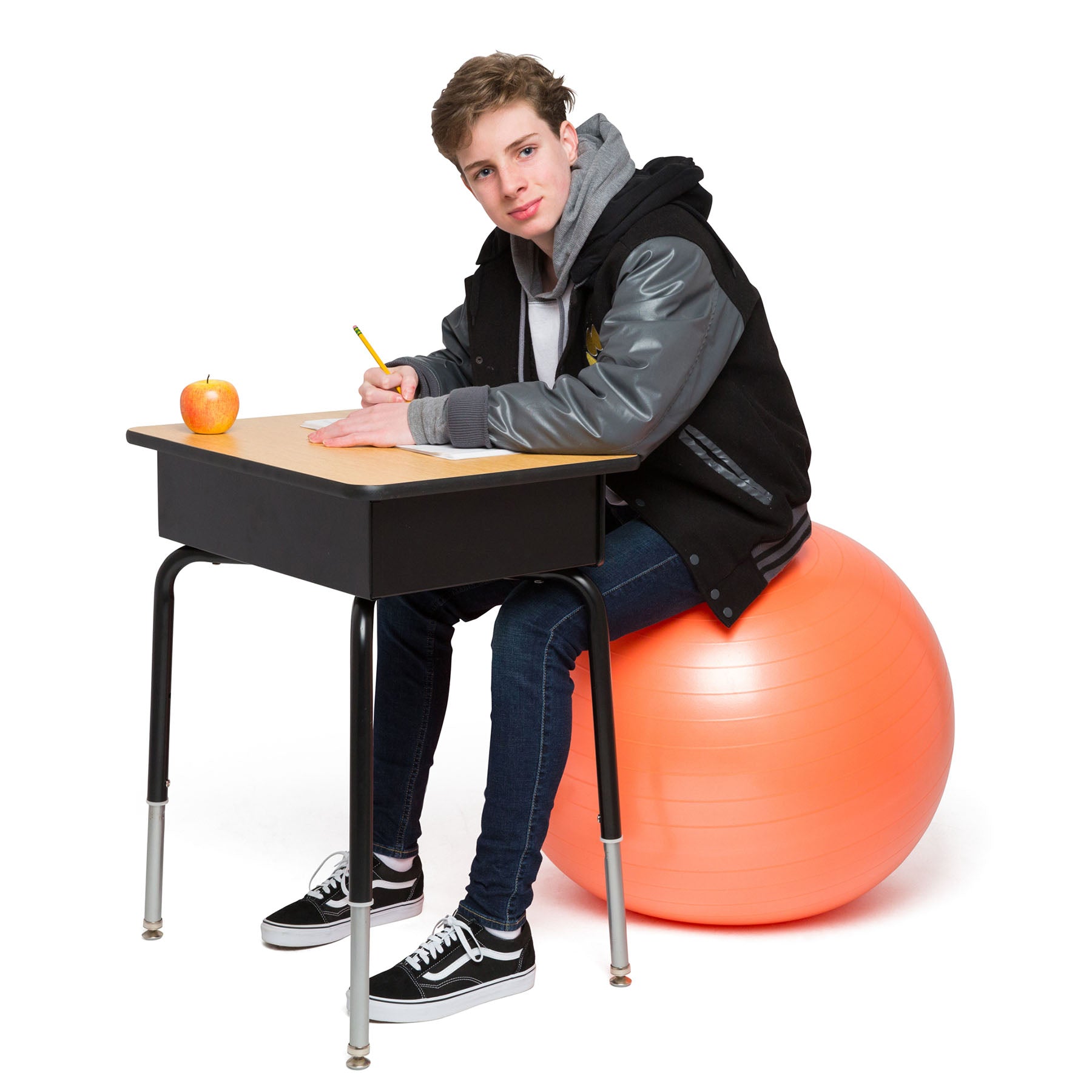 Bouncyband Balance Ball Chair, 65cm - Energizing Orange - Image 7