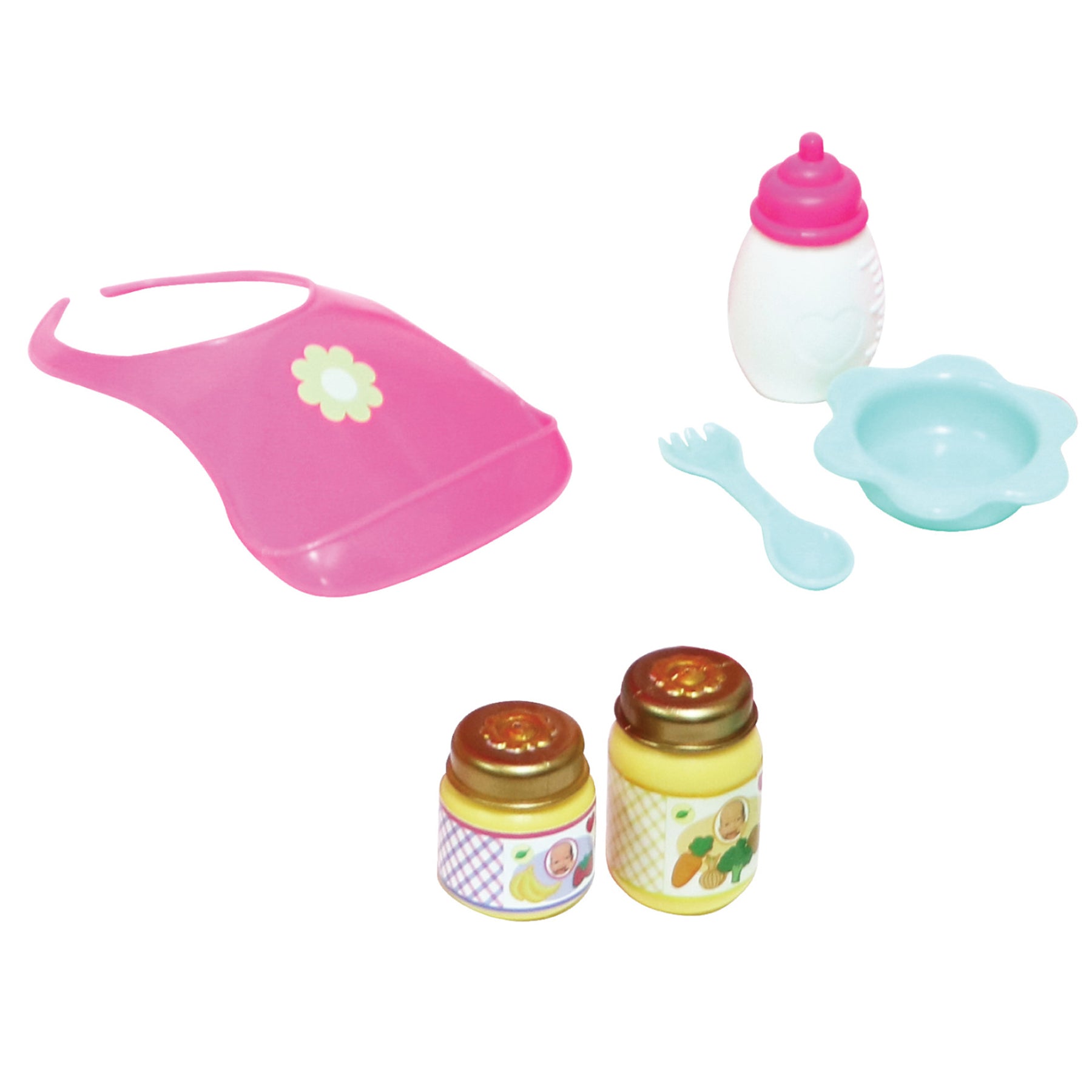 JC Toys For Keeps! Doll High Chair & Playset - Pink and Purple - Image 2