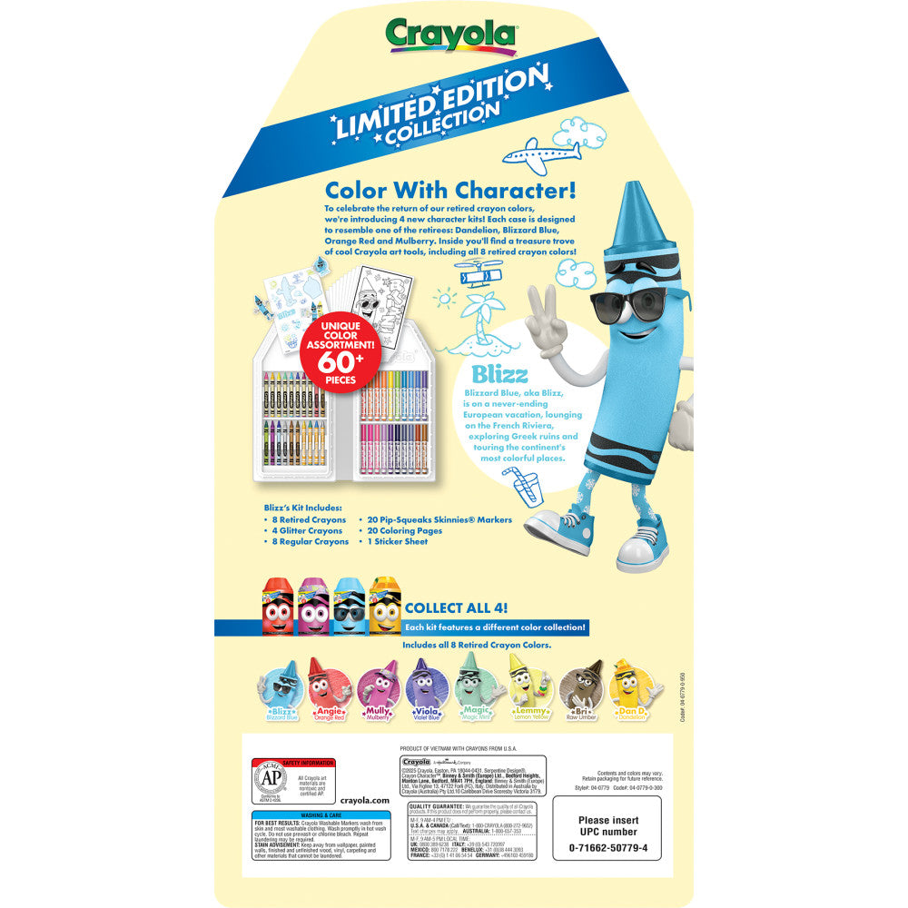 Crayola Blue Blizzard Limited Edition Art Case - Collectible Design - Image 2