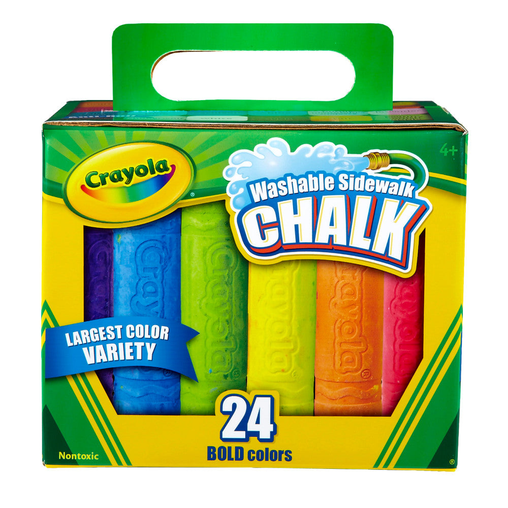 Crayola Outdoor Washable Sidewalk Chalk - 96 Vibrant Colors - Image 2