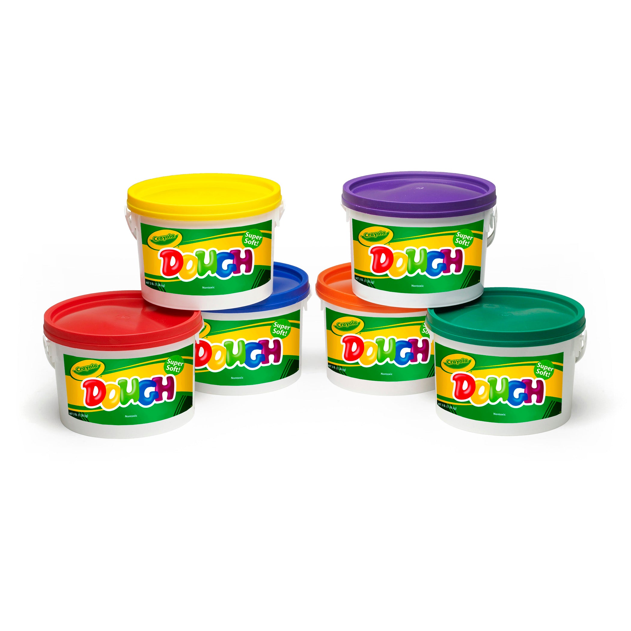 Crayola Super Soft Modeling Dough - Assorted Colors 6-Pack - Image 2