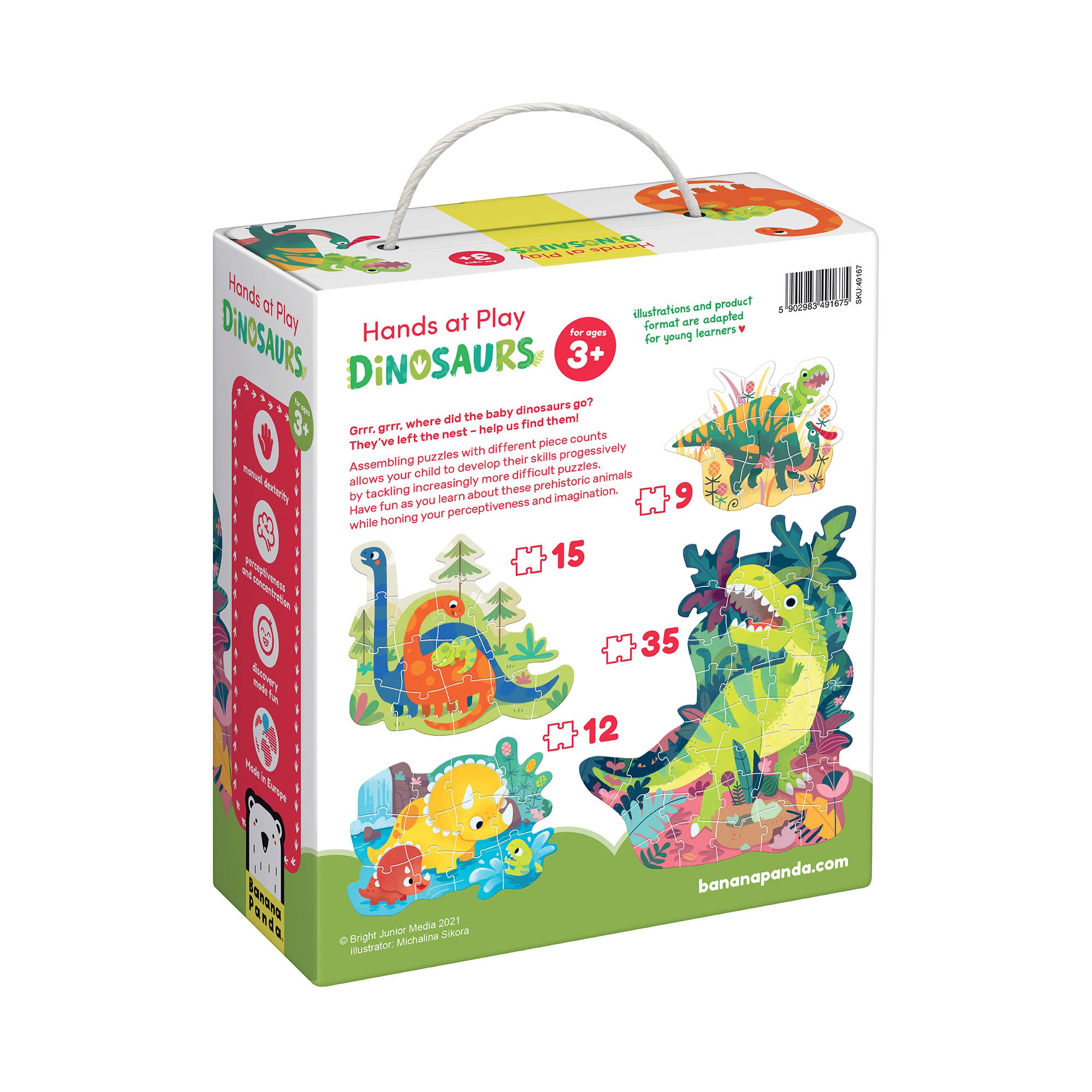 Ban h Dis t Dinosaurs Jigsaw Puzzle - 71 pc - Image 4