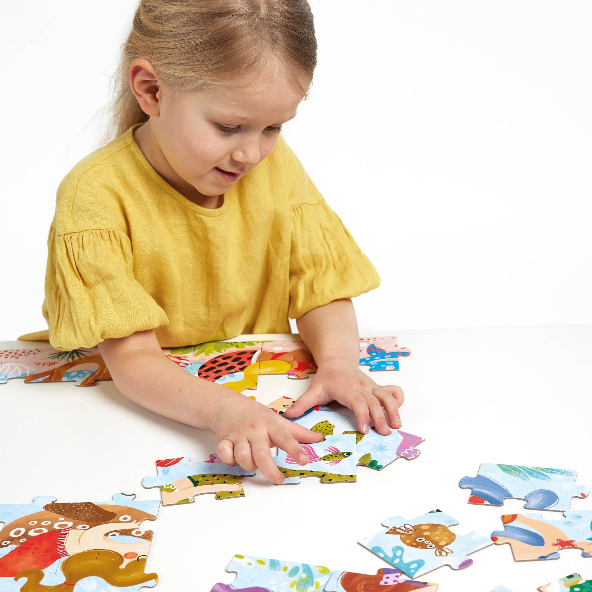 Banana Panda Magical Jumbo Puzzle Mermaids - 60 pc - Image 6