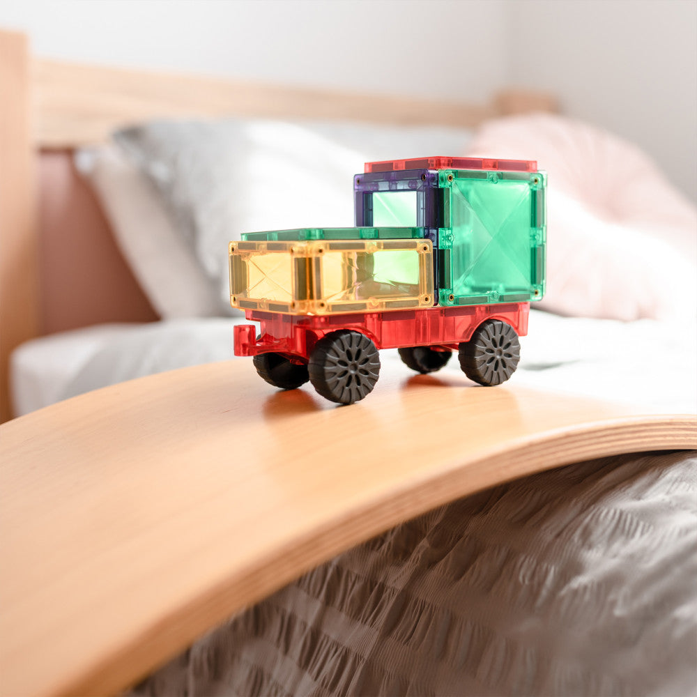 Connetix 24-Piece Rainbow Motion Magnetic Tiles Set - Multicolor - Image 4