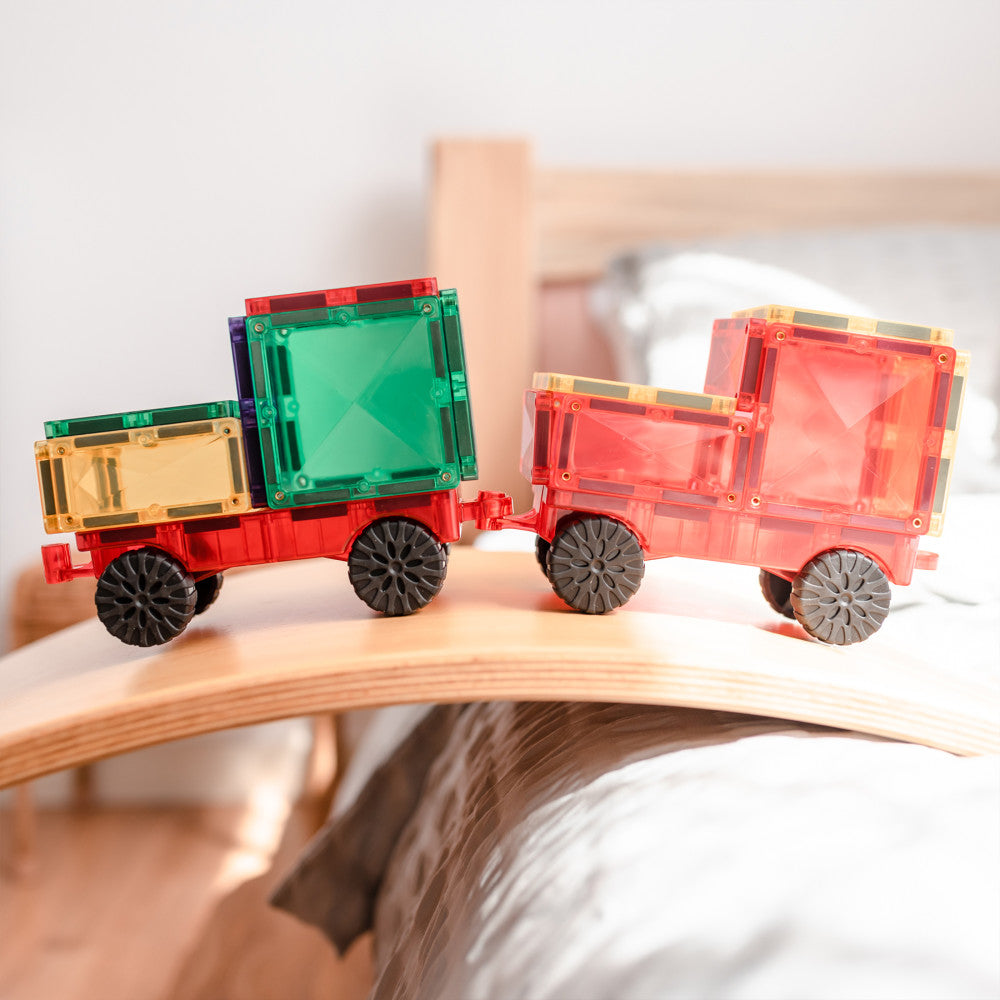Connetix 24-Piece Rainbow Motion Magnetic Tiles Set - Multicolor - Image 5