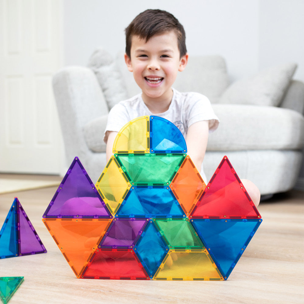Connetix Magnetic Tiles Rainbow Shape Expansion Pack ?C 36 Piece Set - Image 5