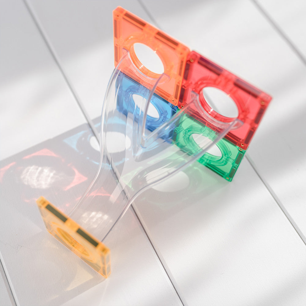 Connetix Magnetic Tiles 92-Piece Rainbow Ball Run Pack - Multicolor - Image 5