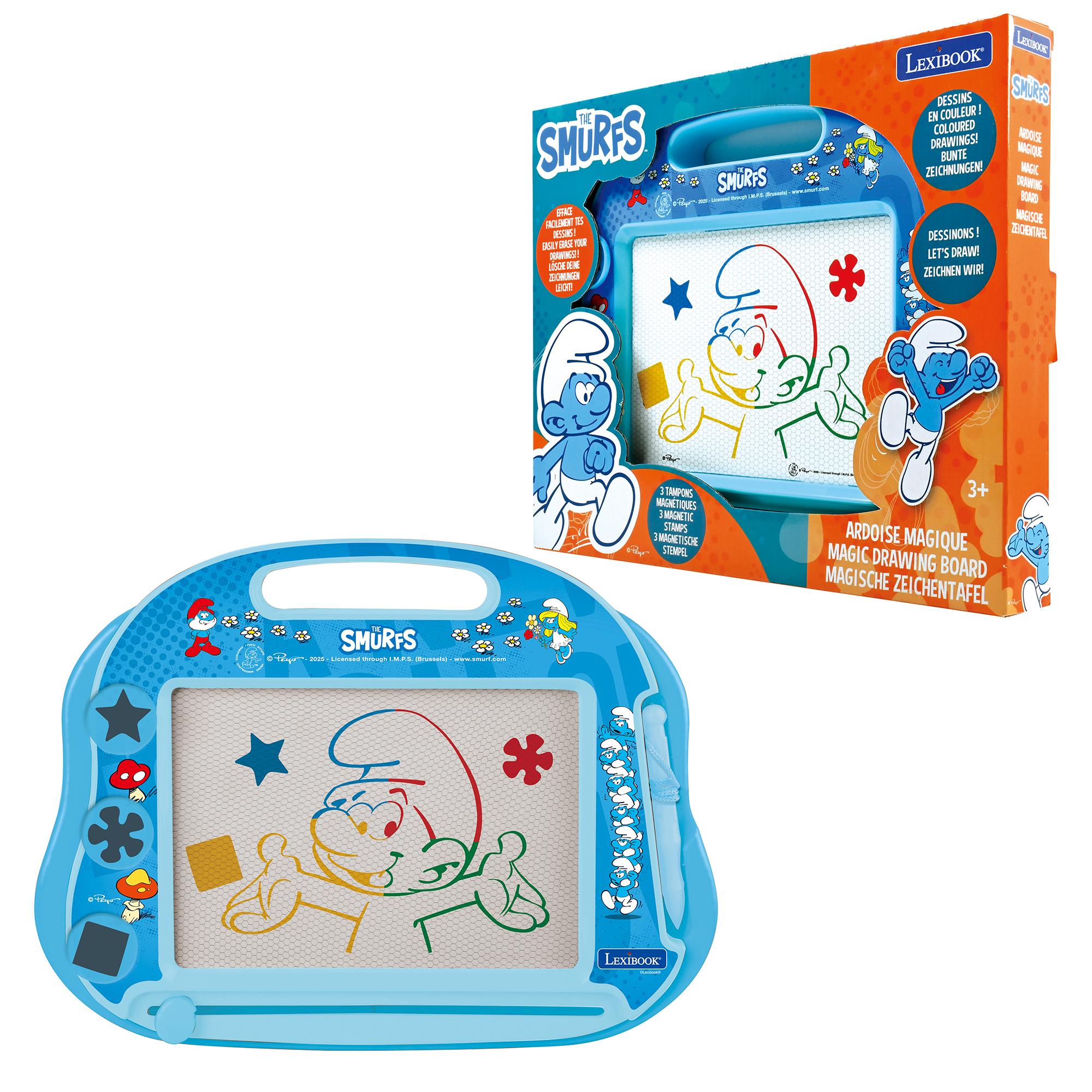 Smurfs A5 Magnetic Multicolor Drawing Board with Stencils - Image 5