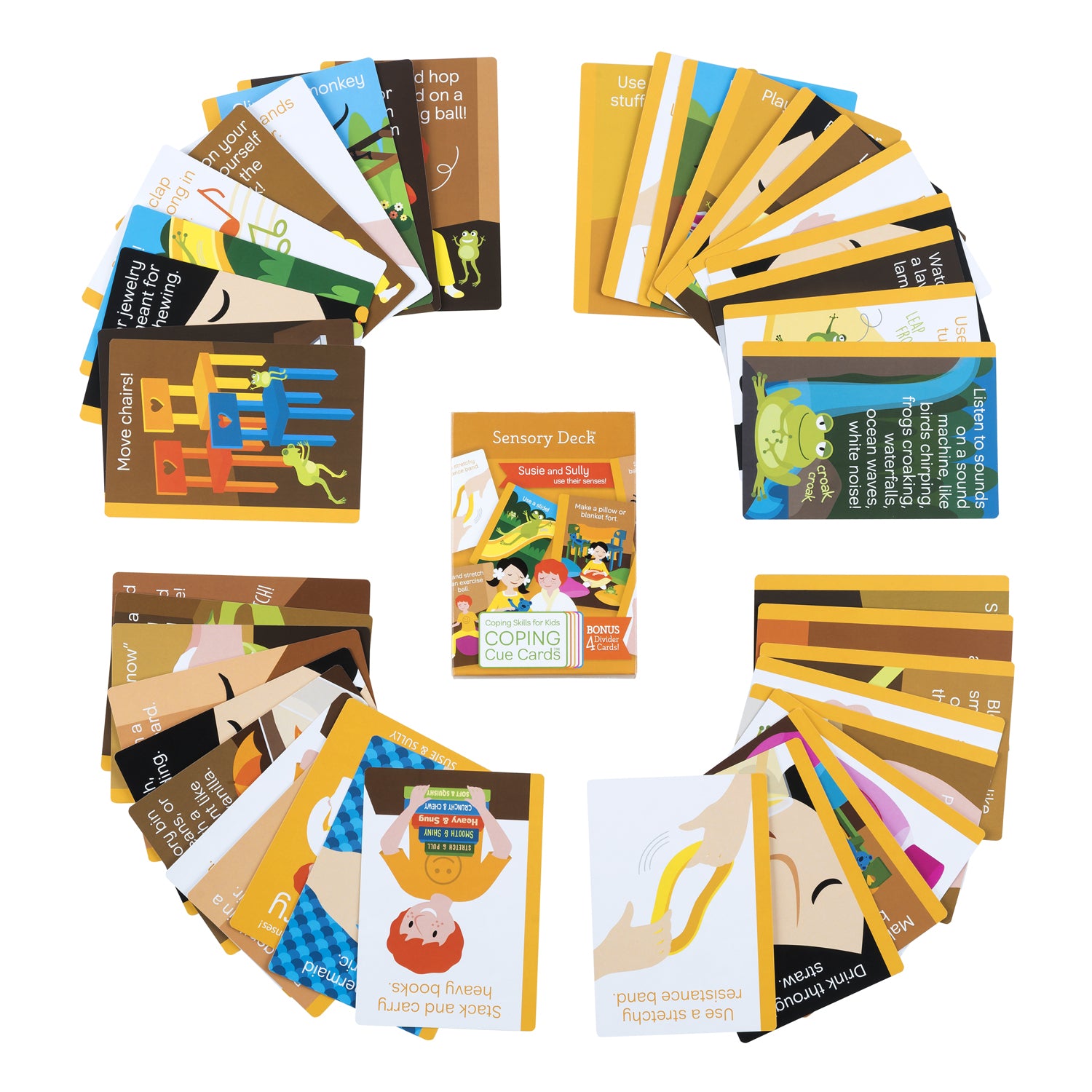 Coping Skills for Kids Coping Cue Cards Sensory Deck - Image 3