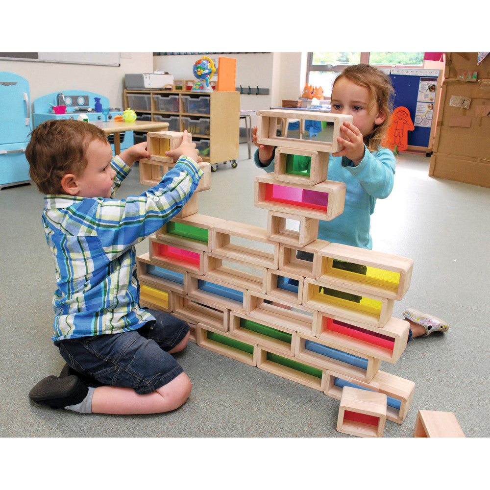 TickiT Rainbow Bricks 36-Piece Set ?C Colorful Building Blocks - Image 5