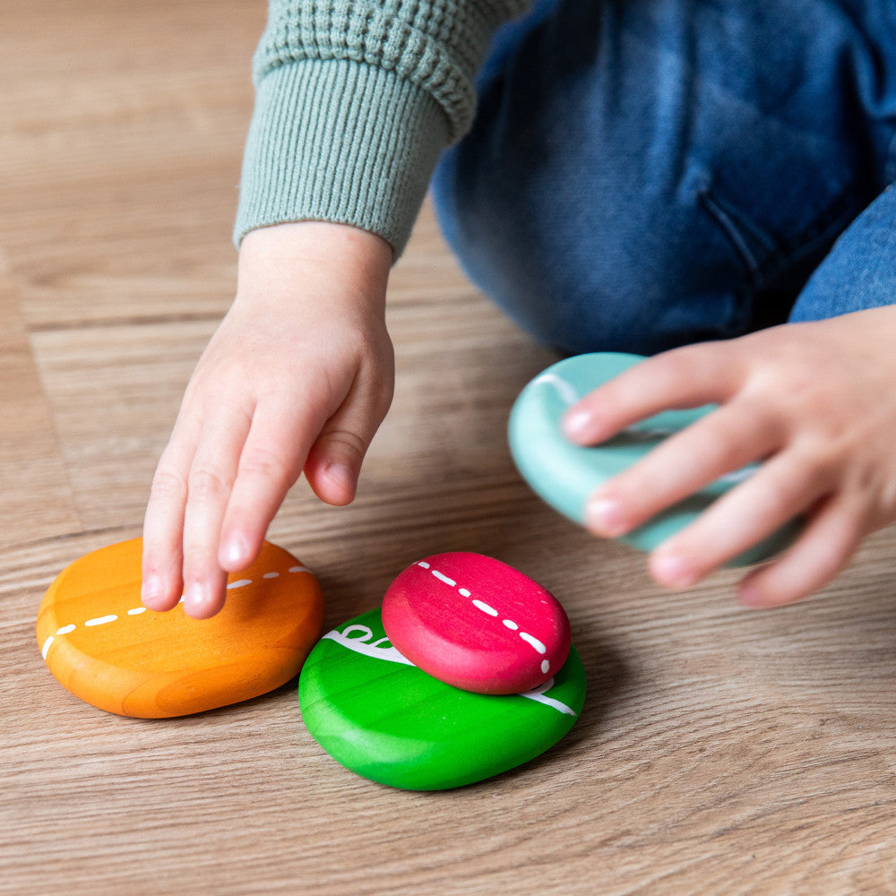 The Freckled Frog Playful Pebbles ?C Colorful Stacking Set - Image 5