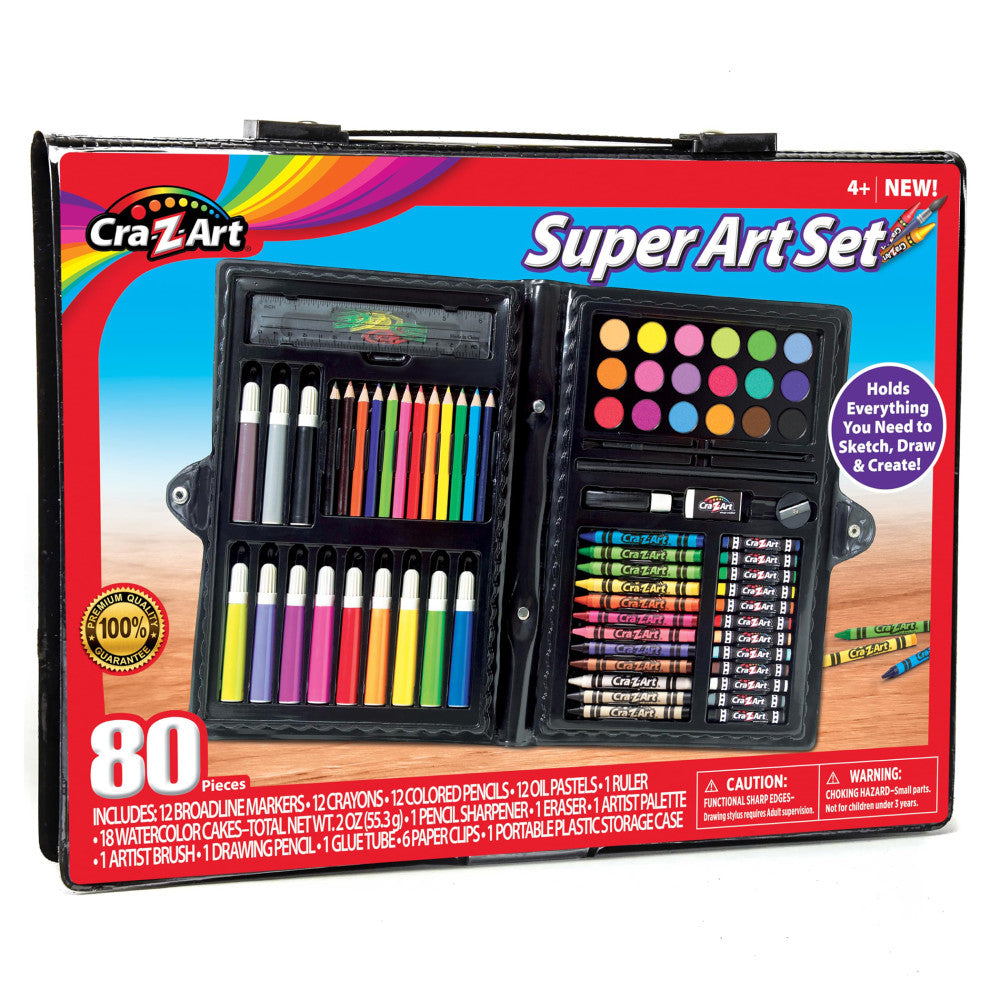 Cra-Z-Art Ultimate Creativity 80-Piece Art Set - Image 9