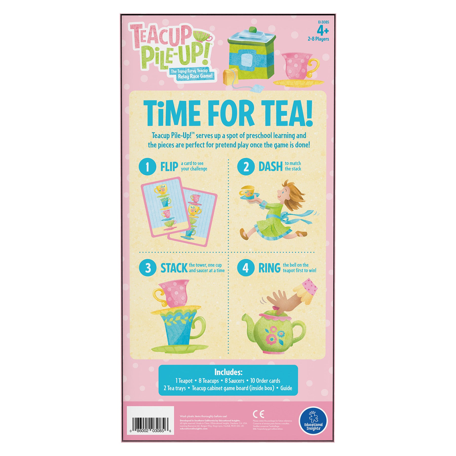 Educational Insights Teacup Pile-Up! Relay Race Game - Image 3
