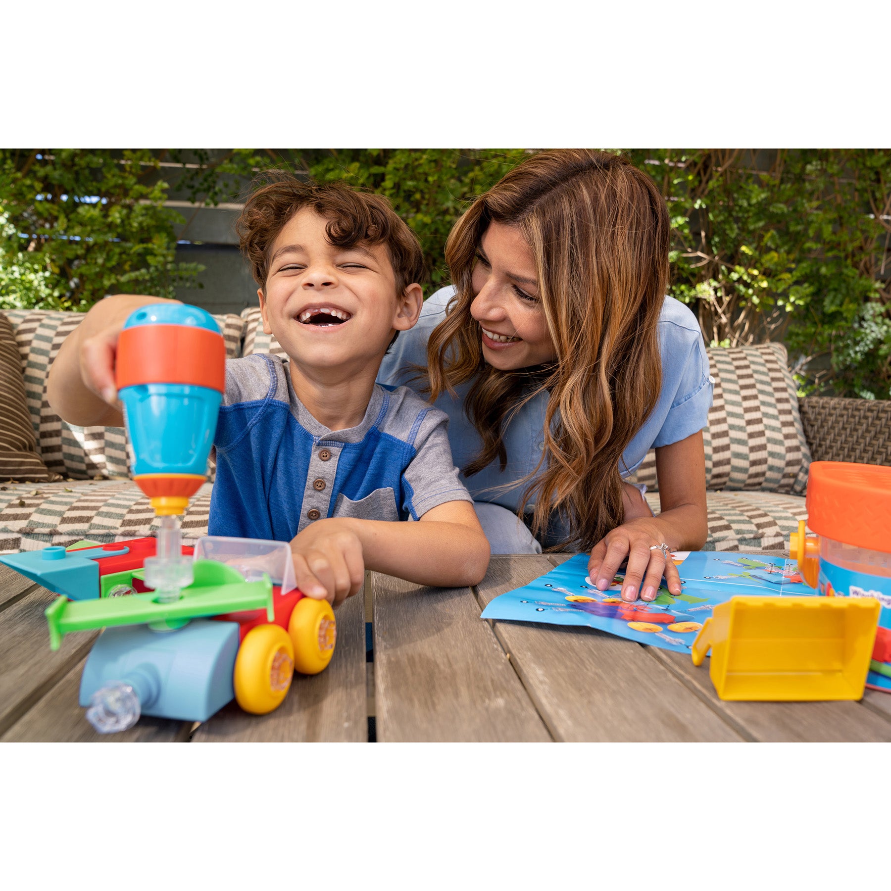 Educational Insights Design & Drill Build-It Bucket - Portable Construction Toy - Image 6
