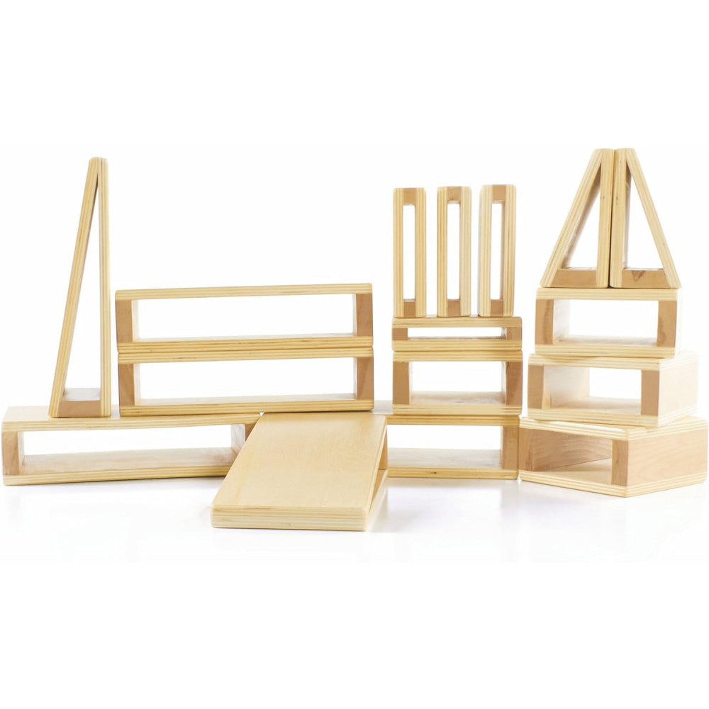 Guidecraft 16-Piece Oversized Hollow Blocks Set for Kids - Image 6