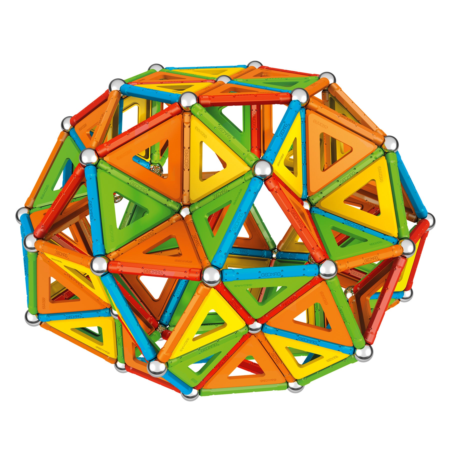 Geomag MASTERBOX Supercolor Recycled Magnetic Building Set - 388 Pieces - Image 3