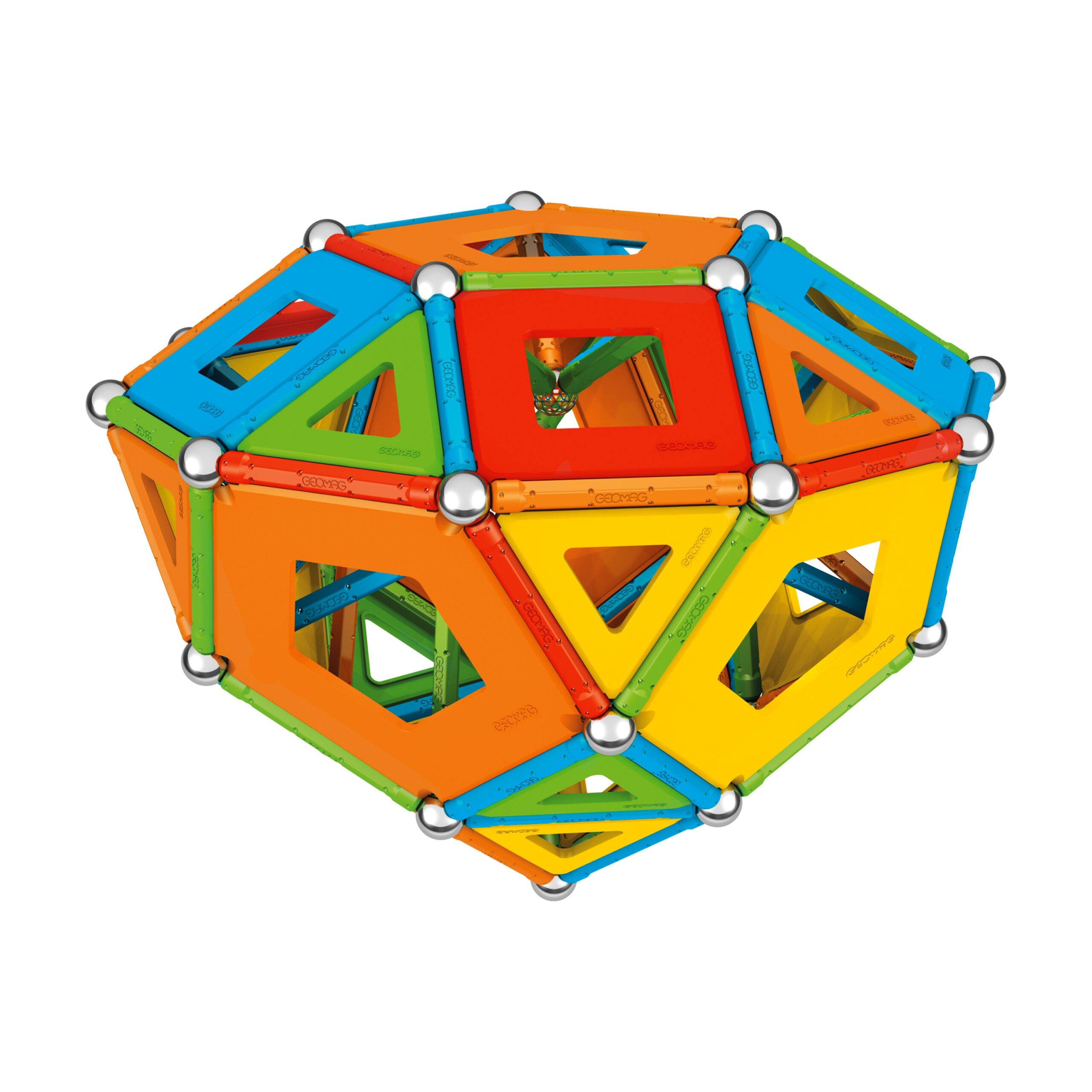 Geomag MASTERBOX Supercolor Recycled Magnetic Building Set - 388 Pieces - Image 7