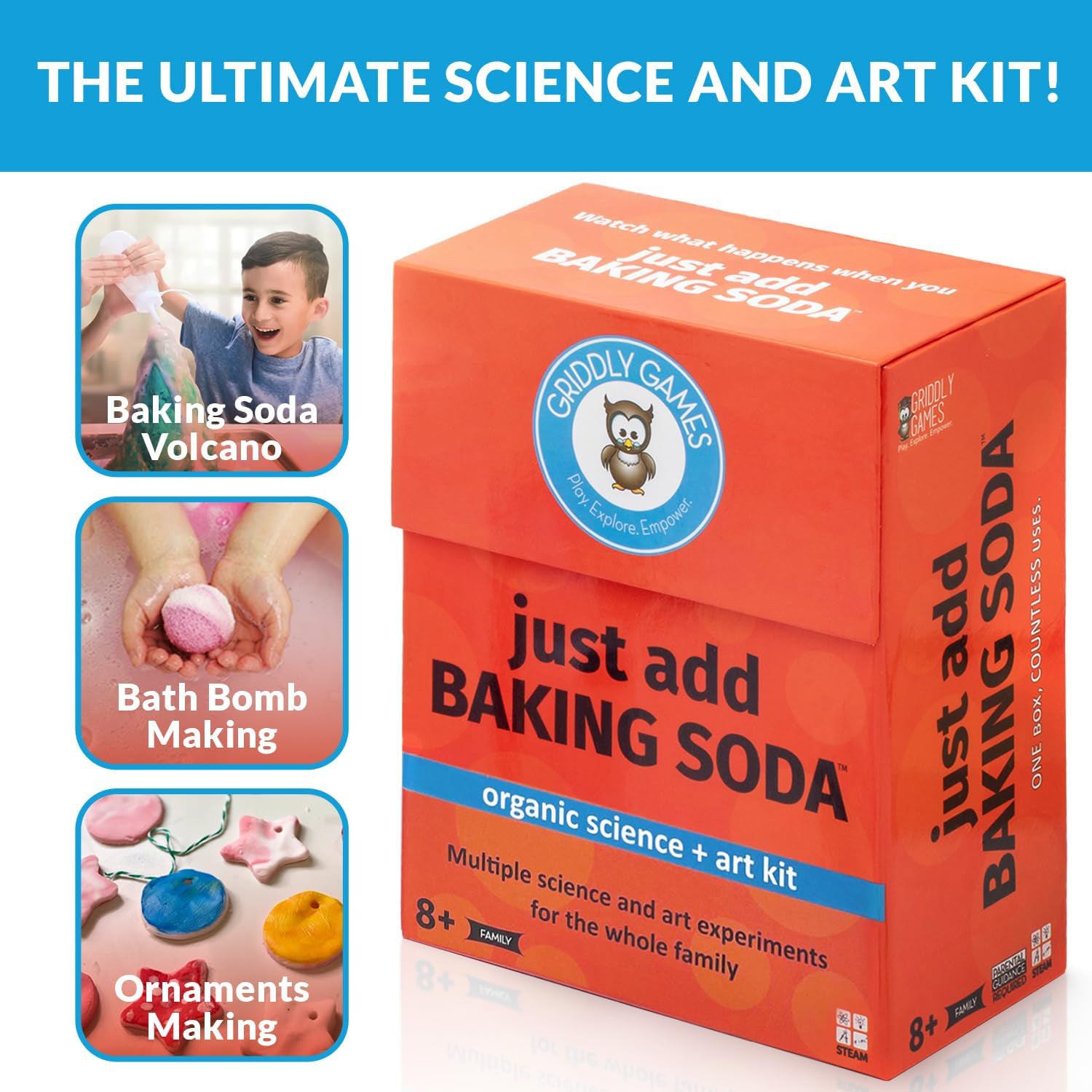 Griddly Games Just Add Baking Soda STEAM Kit - Image 4