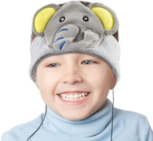 Contixo H1 Kids Adjustable Fleece Headband Headphones - Elephant Design