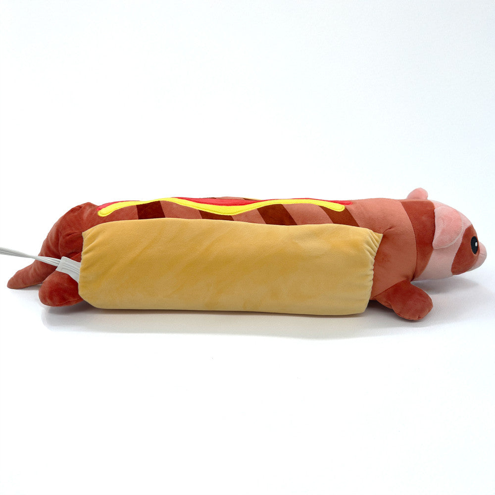 Borbs 24 inch Multicolor Hot Dog Ferret Plush - Image 6