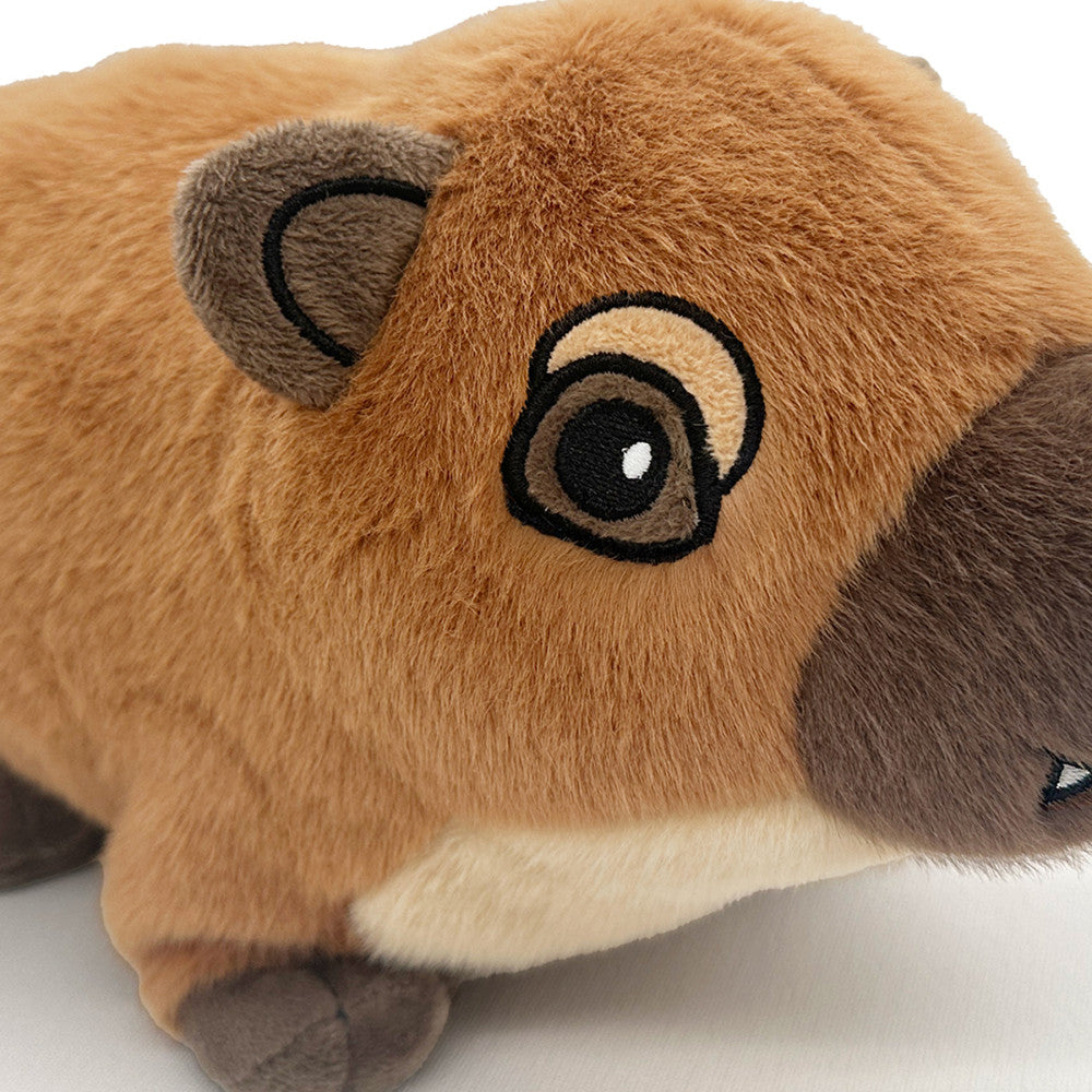 Borbs Cuddle Companion Life-Sized Hyrax Plush - Soft Brown - Image 4
