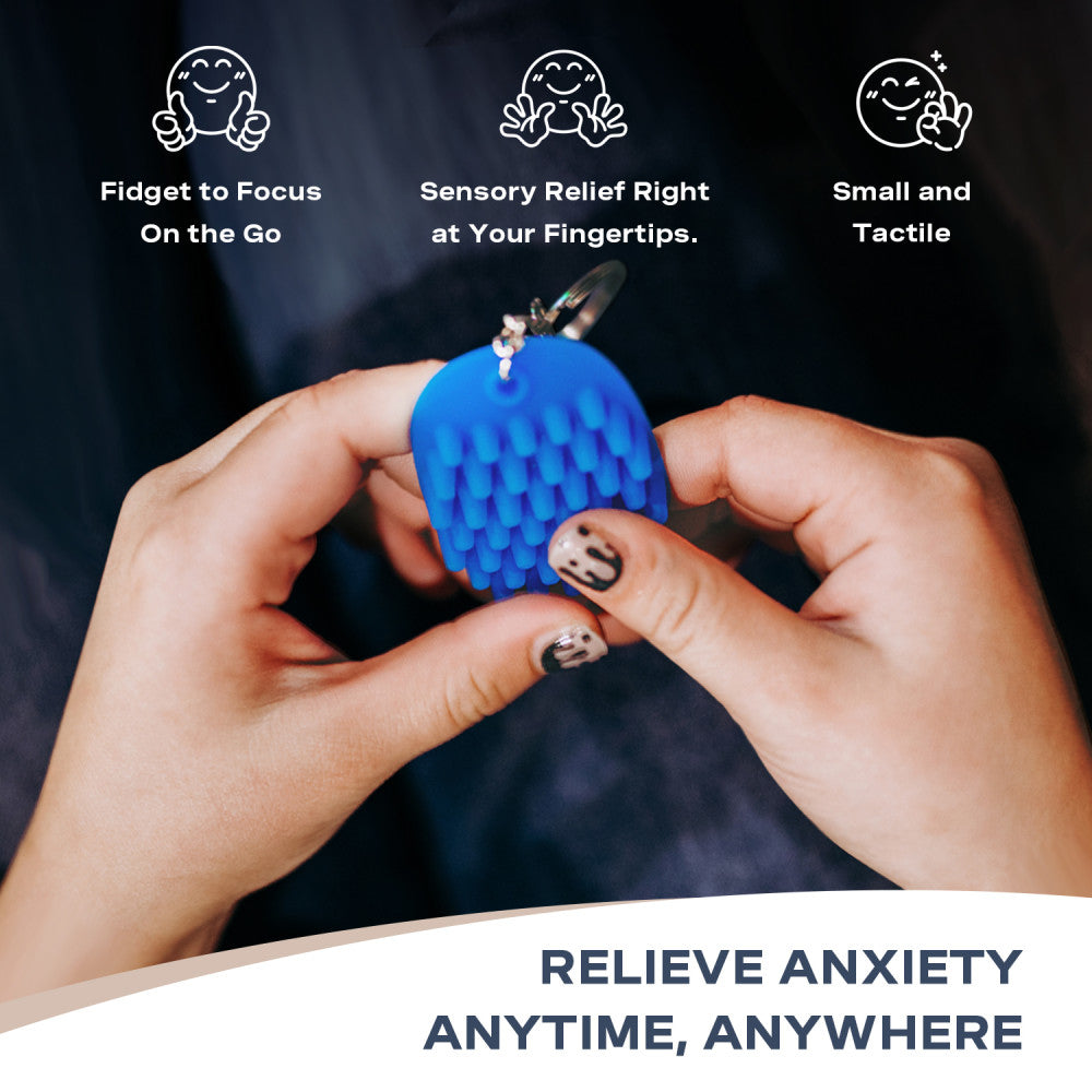 Hoglet Fidget Keychain ?C Blissful Blue - Image 5