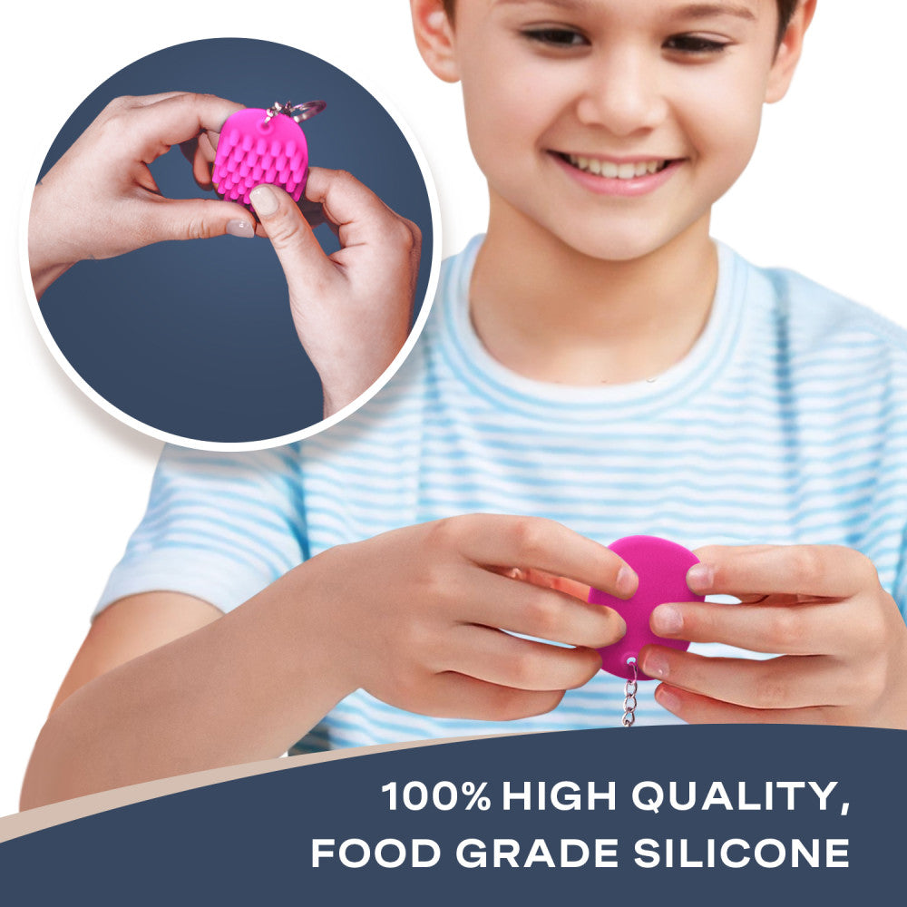 Hedgehog Fidget Keychain ?C Captivating Pink - Image 9