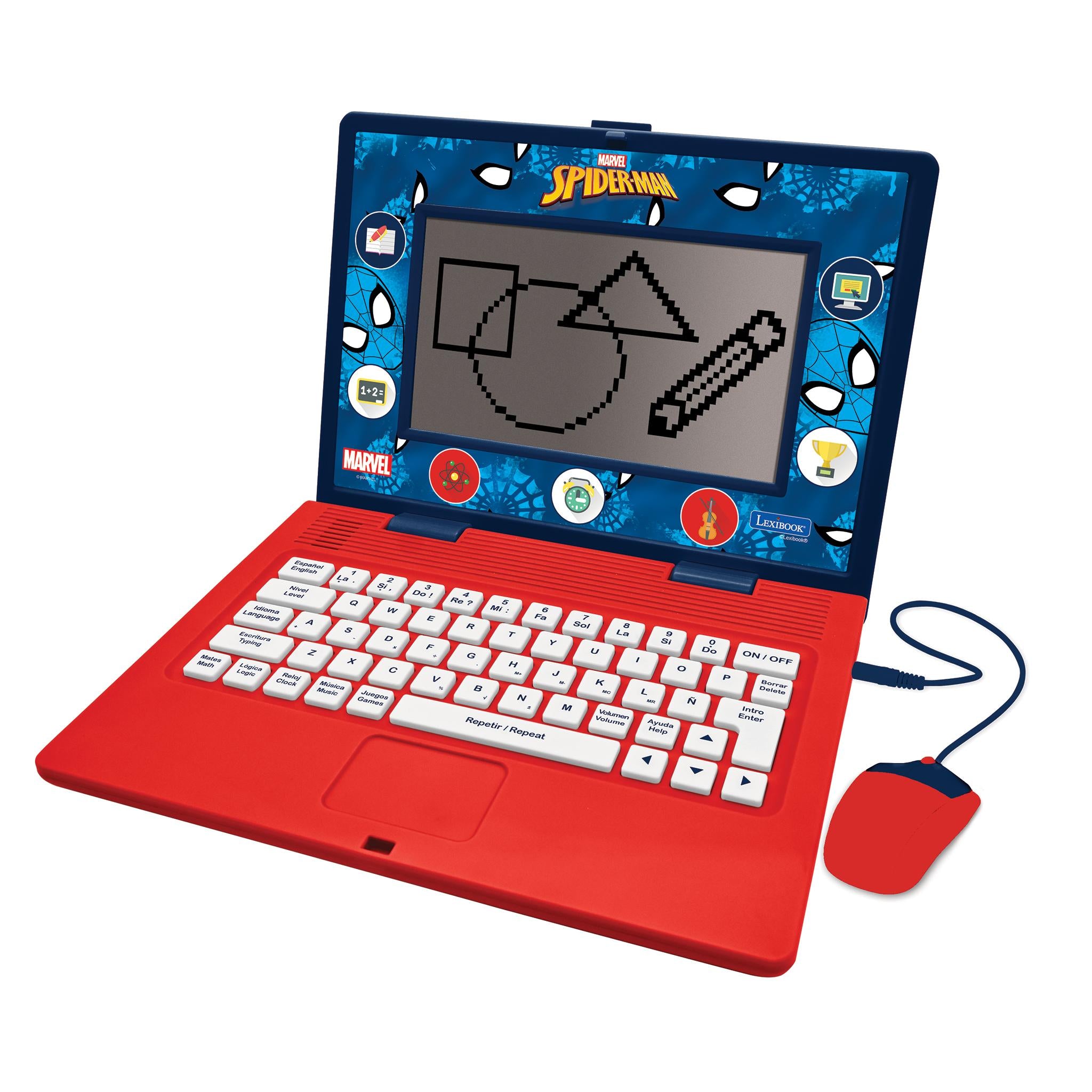 Spiderman Bilingual Educational Laptop with 170 Educational Activities and 6.7?? Screen - Image 2