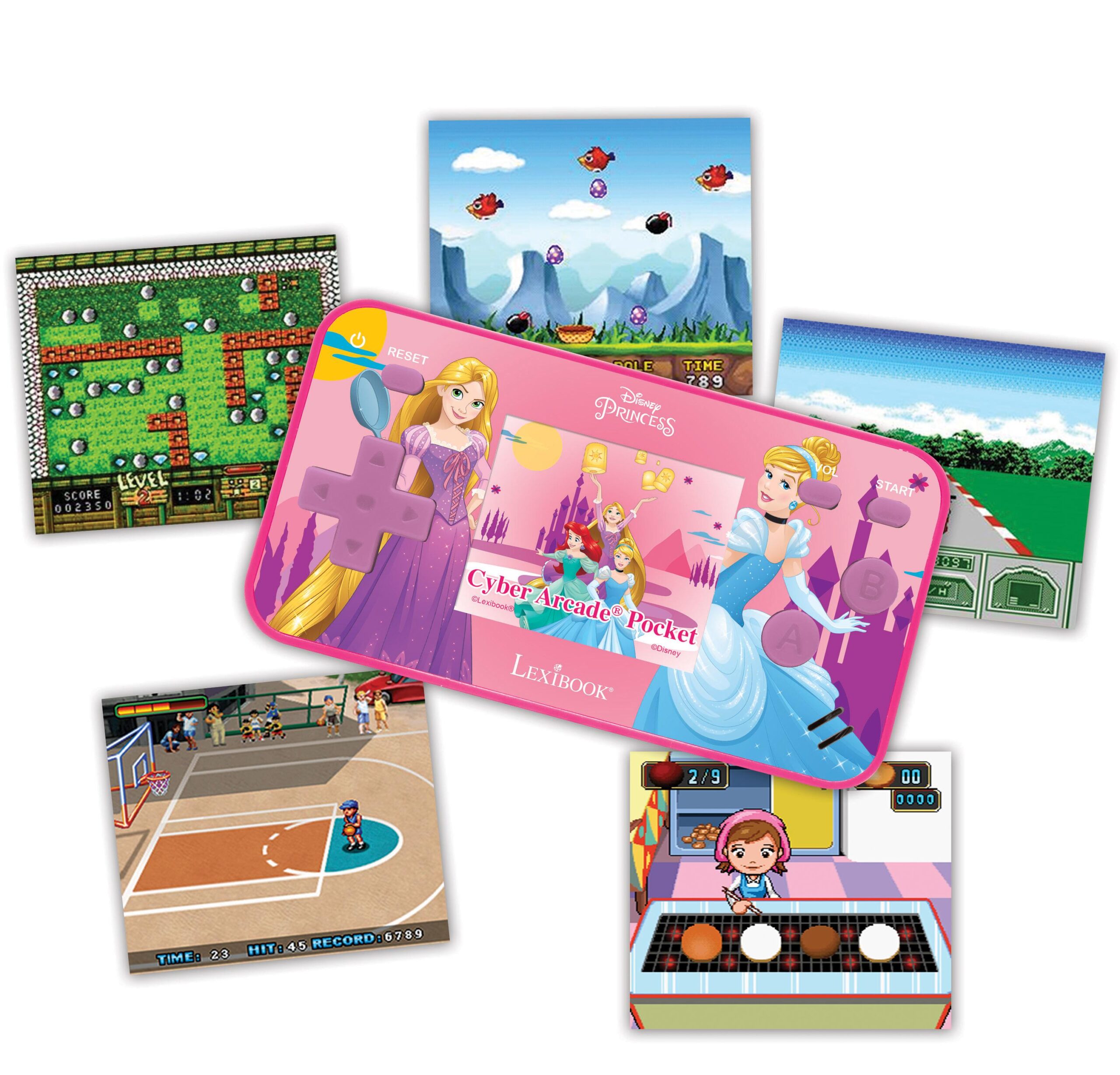 Disney Princess Handheld Console Cyber Pocket Arcade - Portable Gaming - Image 2
