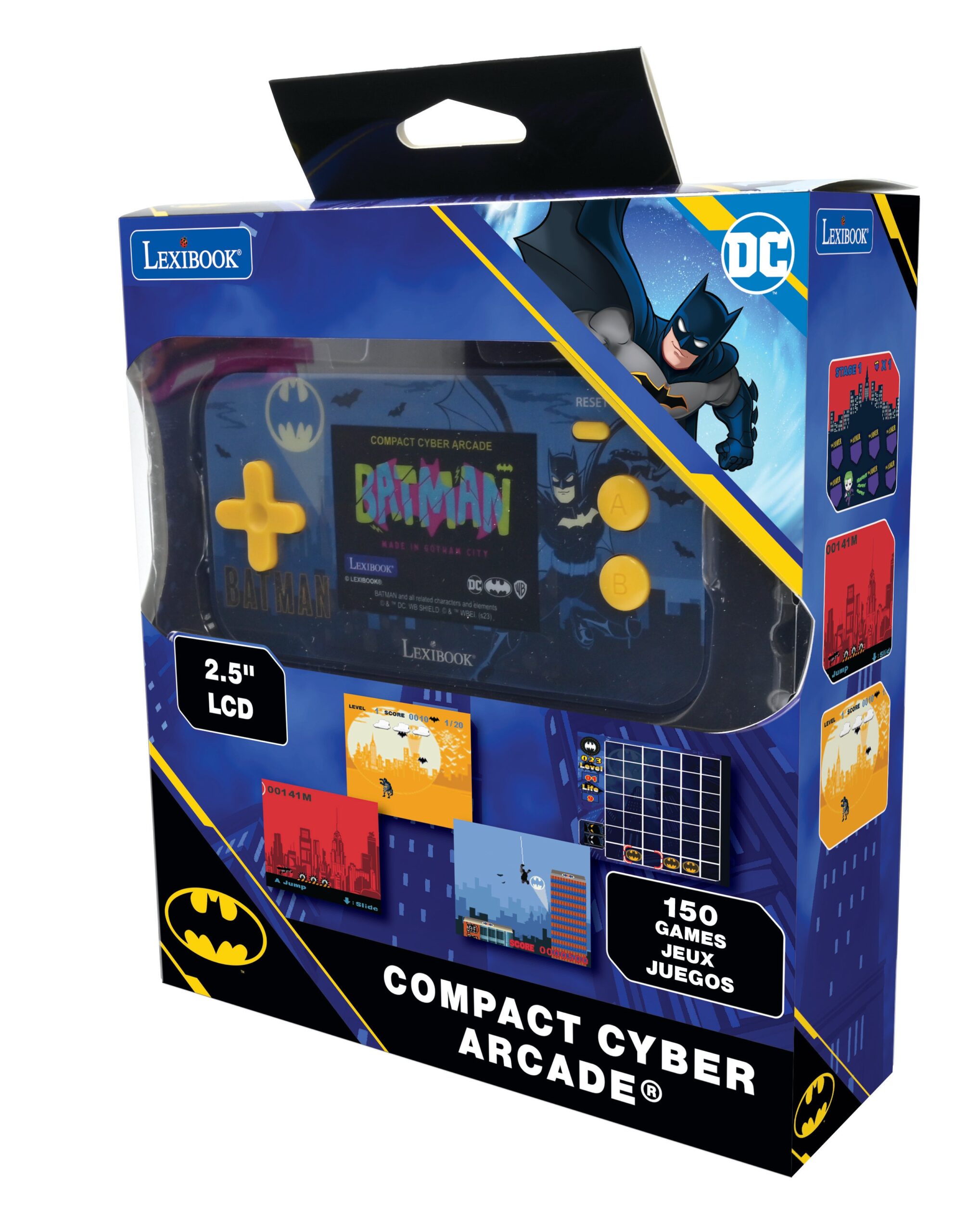 Batman Compact Cyber Arcade Portable Gaming Console with 150 Games