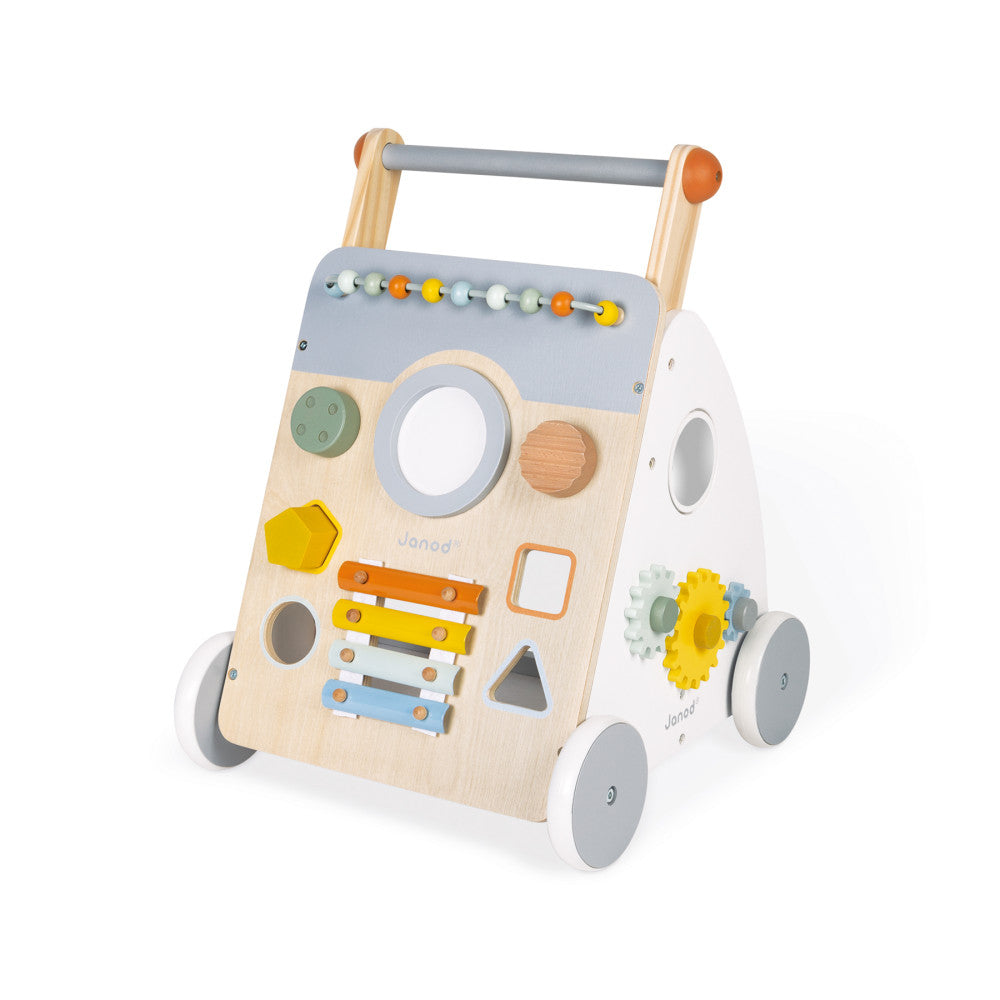 Janod Sweet Cocoon - Multi-Activity Wooden Baby Walker - Image 3
