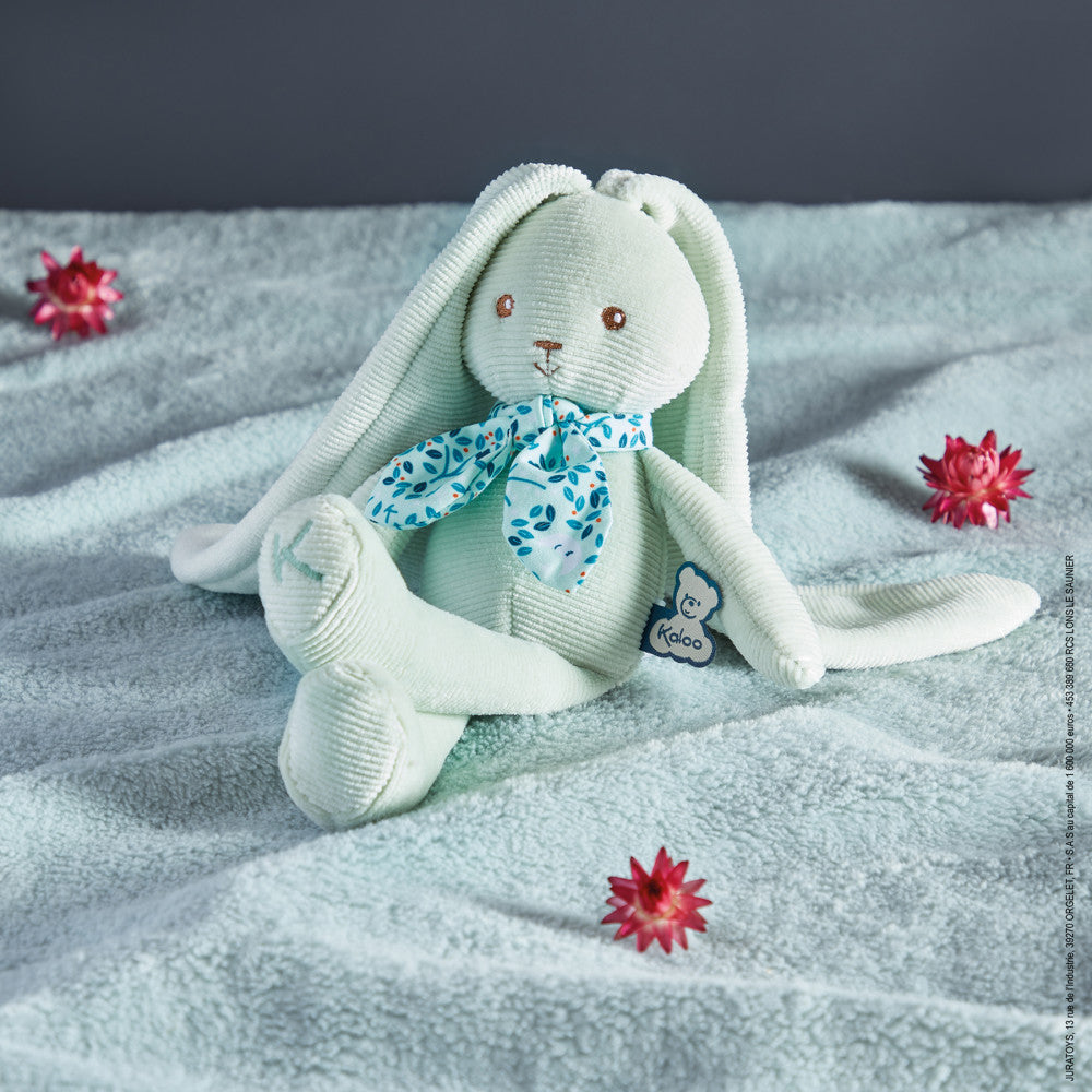 Kaloo Lapinoo 9.75 inch Plush Rabbit Doll - Aqua - Image 3