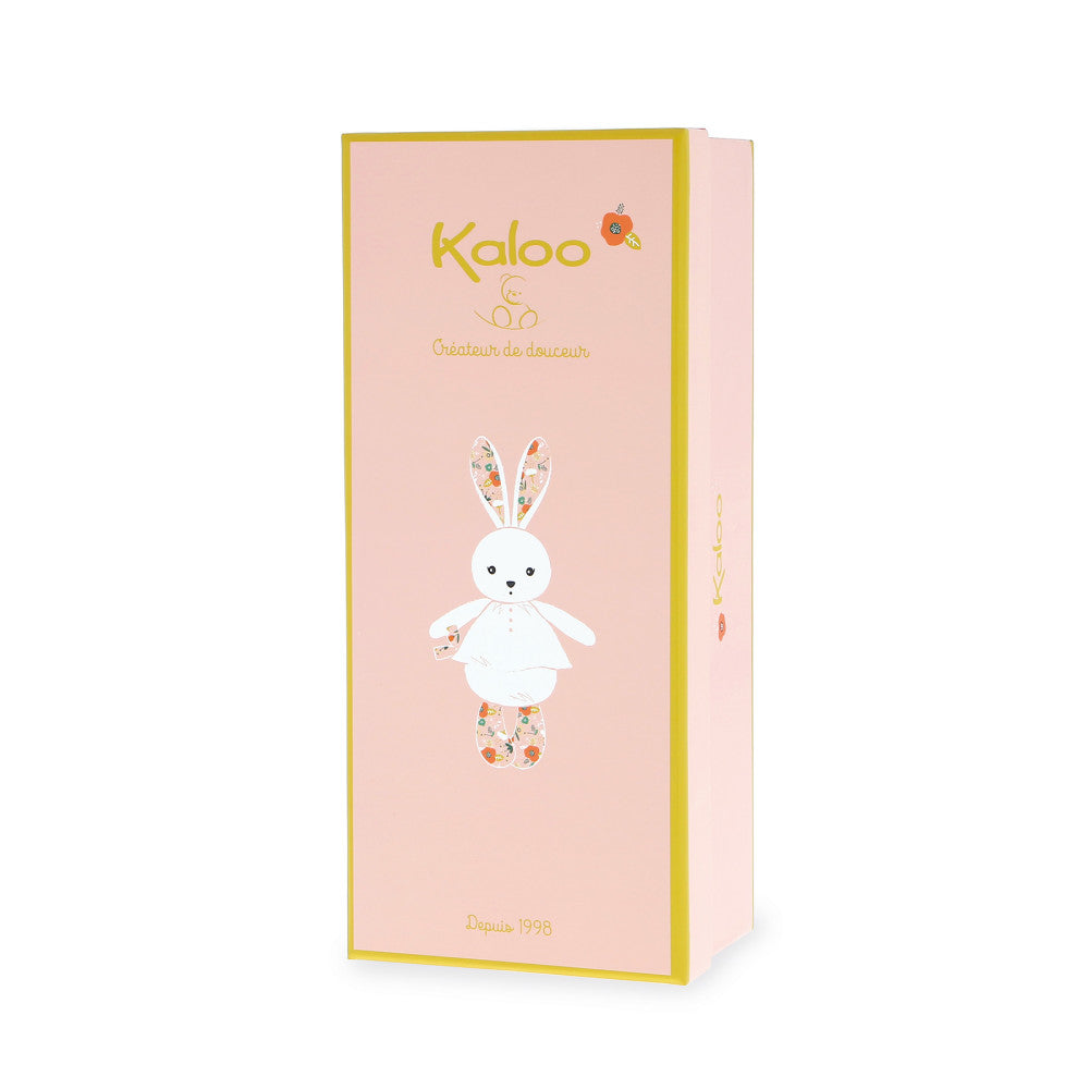 Kaloo K'doux 8.58 inch Plush Rabbit Poppy - Peach - Image 3