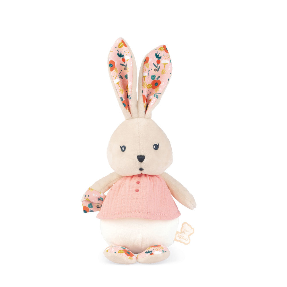 Kaloo K'doux 8.58 inch Plush Rabbit Poppy - Peach - Image 4
