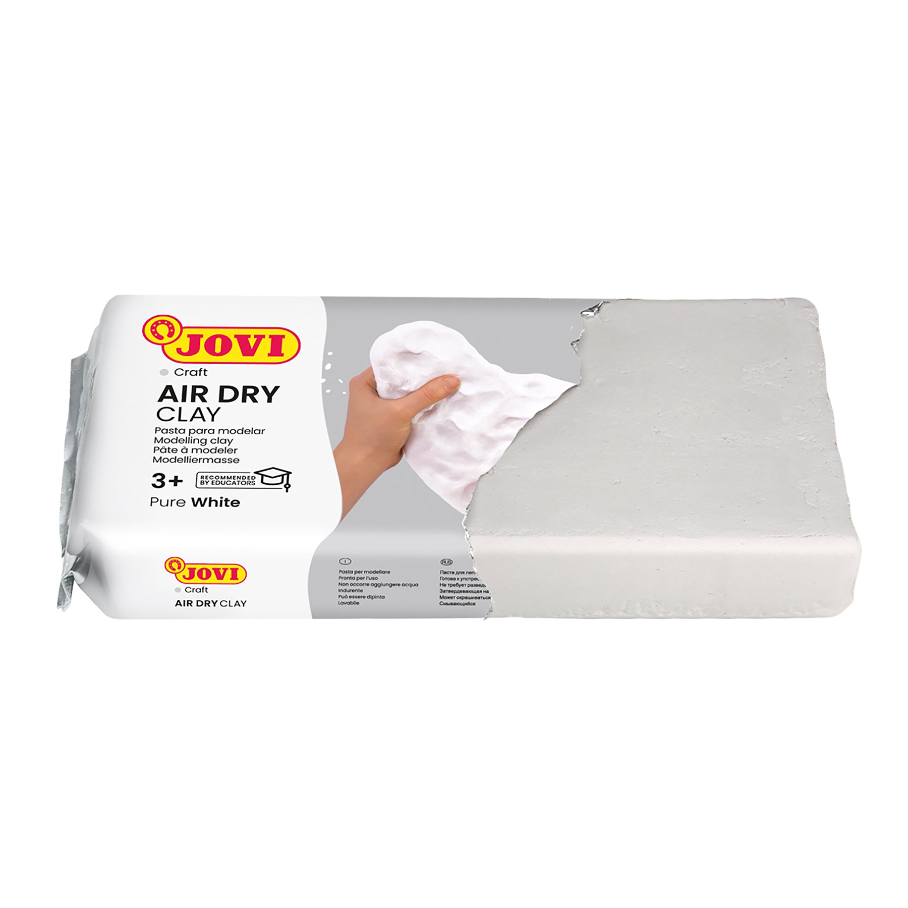 JOVI Natural Air Dry Clay Set - White, 1.1lb Each, Pack of 3 - Image 3