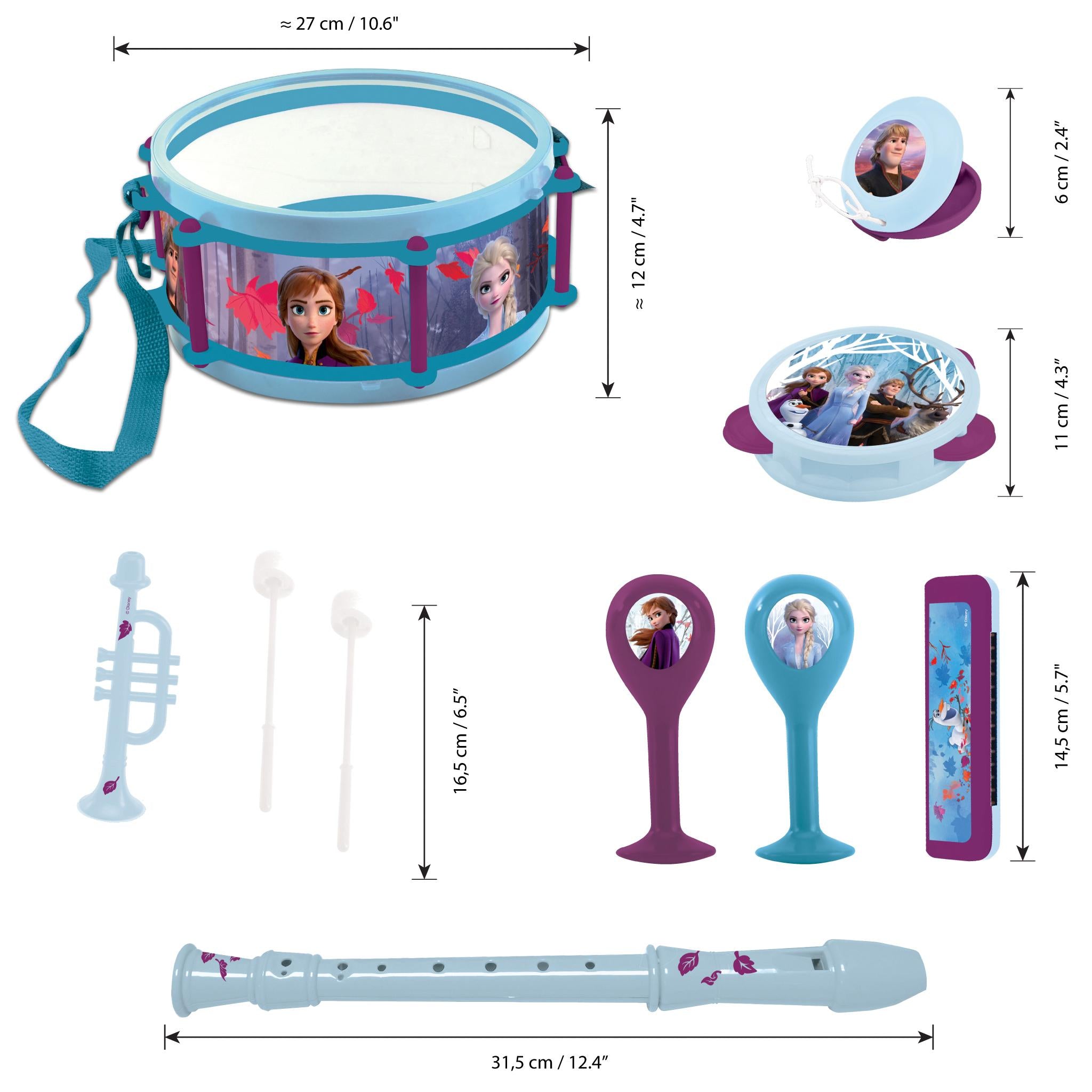 Disney Frozen 7-Piece Musical Instrument Playset - Image 2