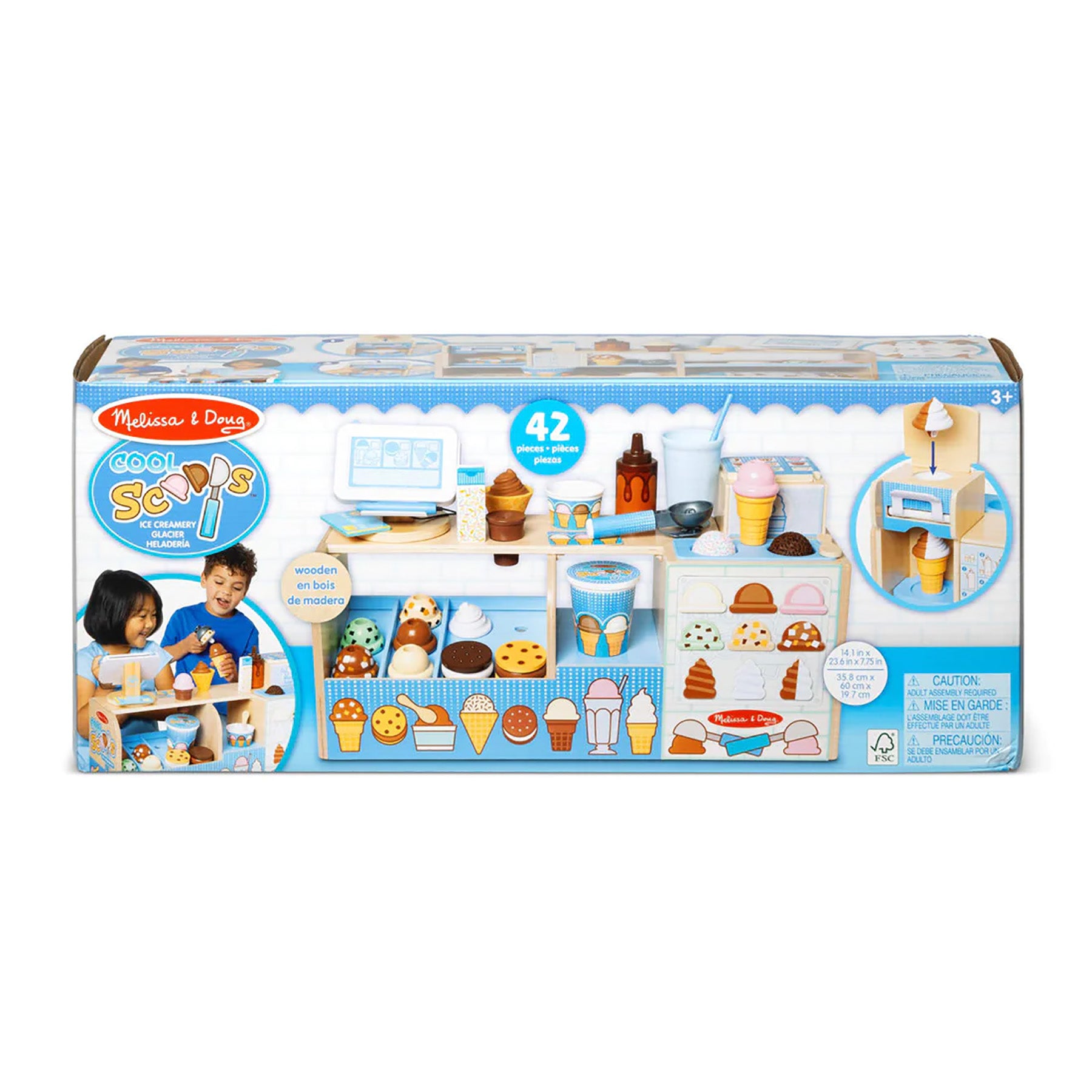 Melissa & Doug Cool Scoops Ice Creamery Playset - Image 2