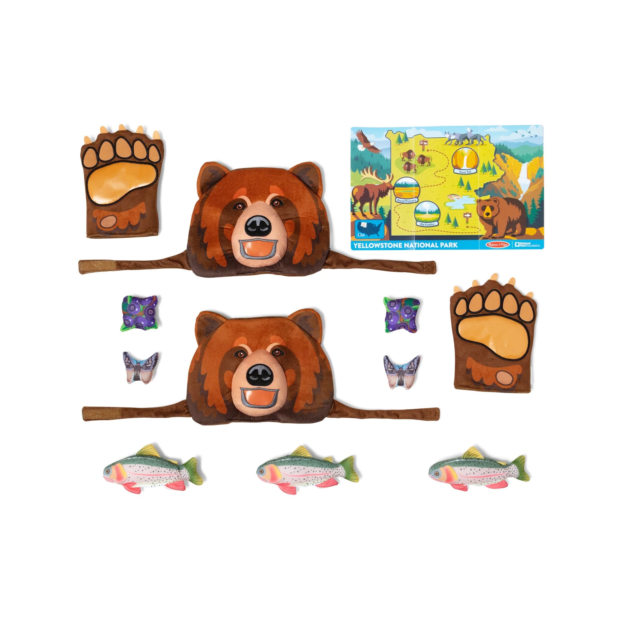 Melissa & Doug Yellowstone Grizzly Bear Pretend Play Set - Image 3