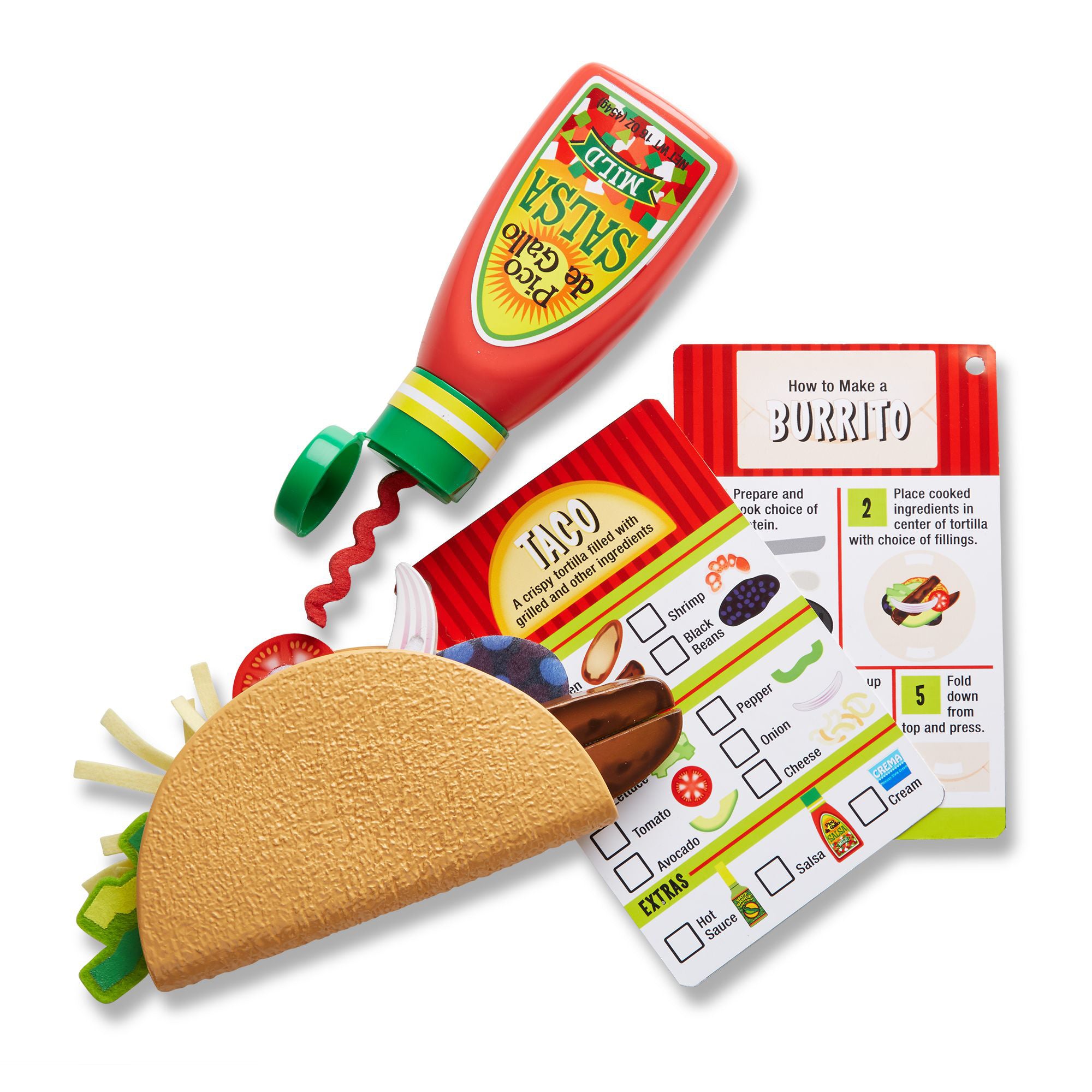 Melissa & Doug Fill & Fold Taco & Tortilla Set - Image 2