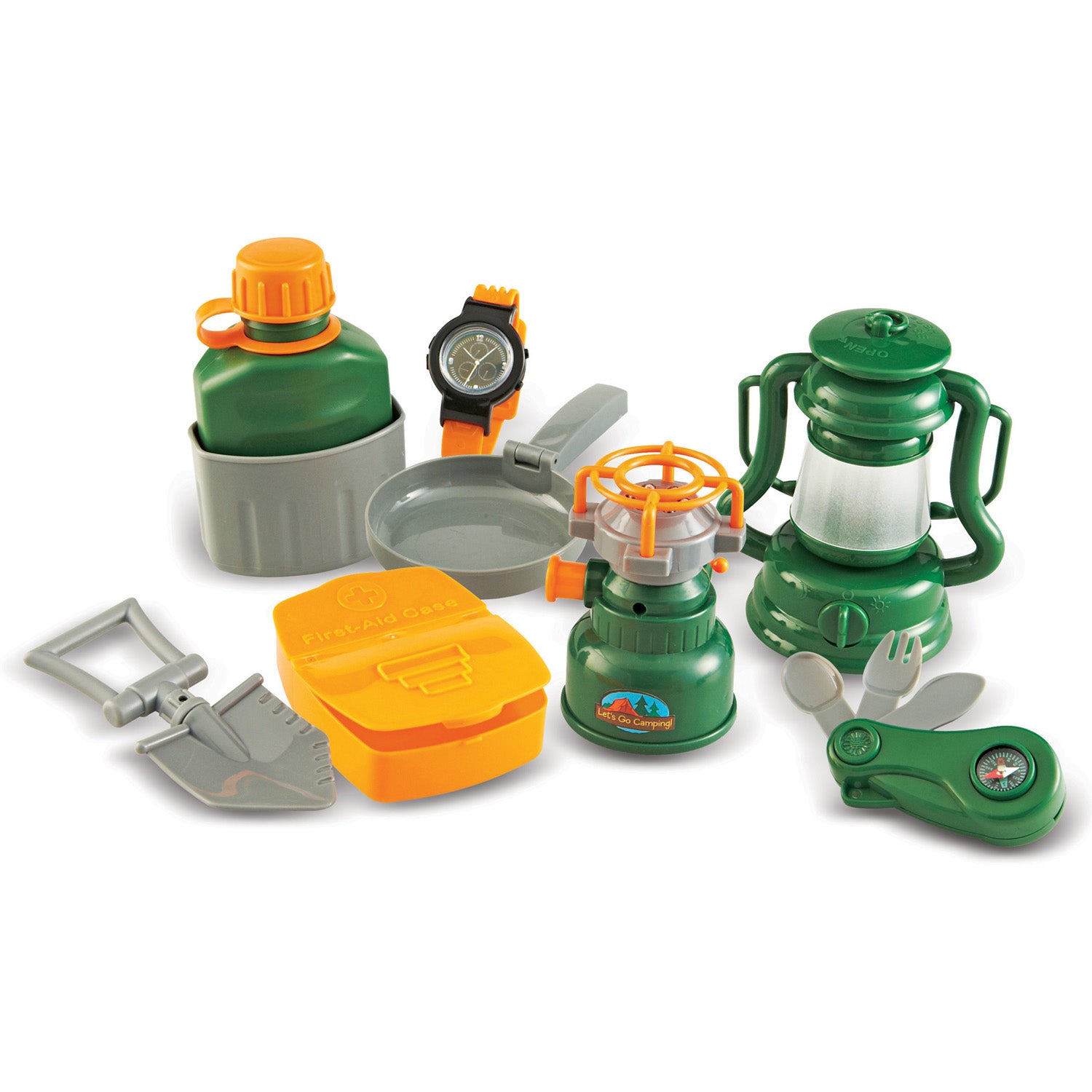 Learning Resources 9-Piece Pretend & Play Camp Set - Adventure Kit - Image 2