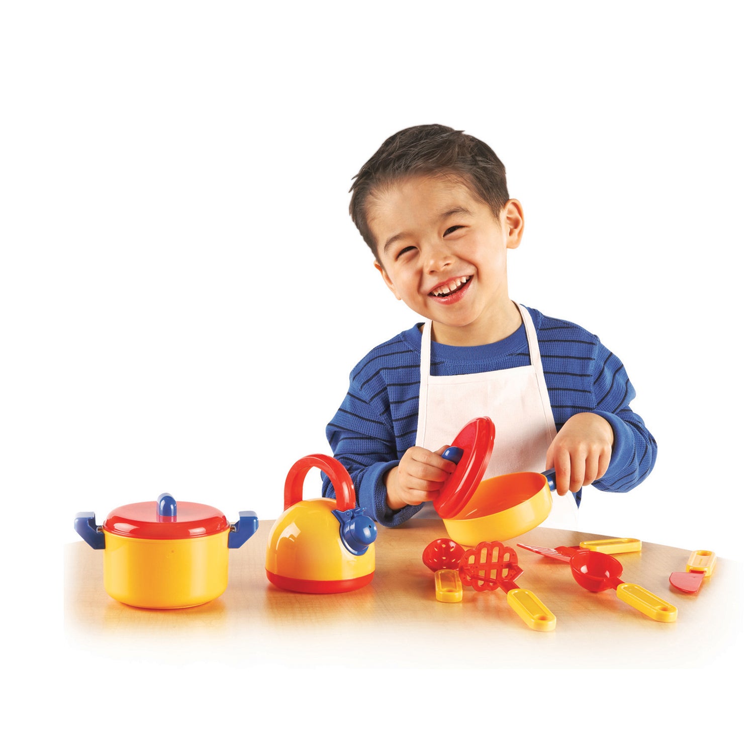 Learning Resources 10-Piece Pretend & Play Cooking Set - Image 3
